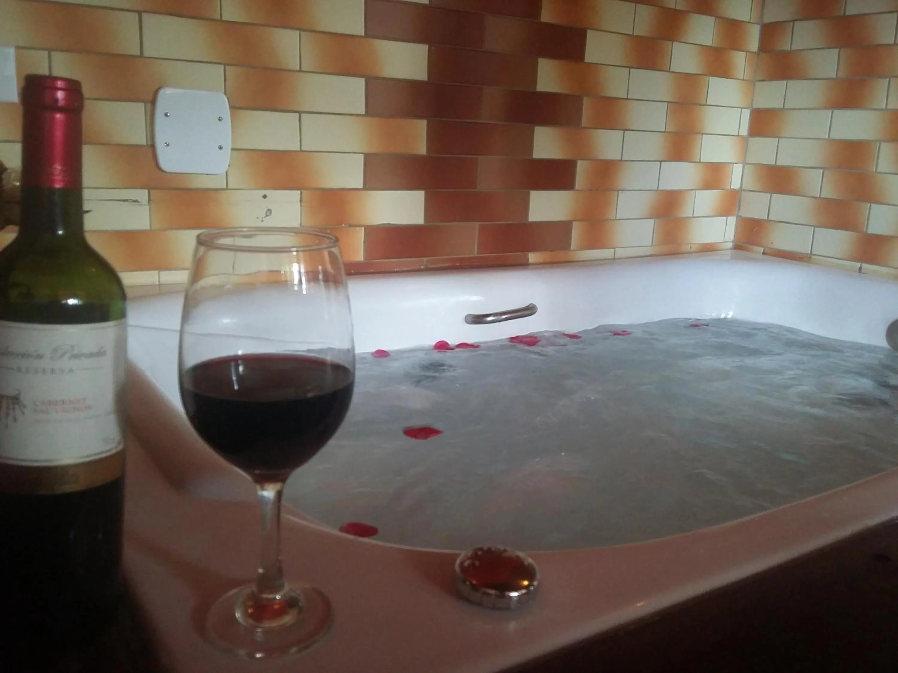 Hot Tub in Pousada Cabanas no Mundo