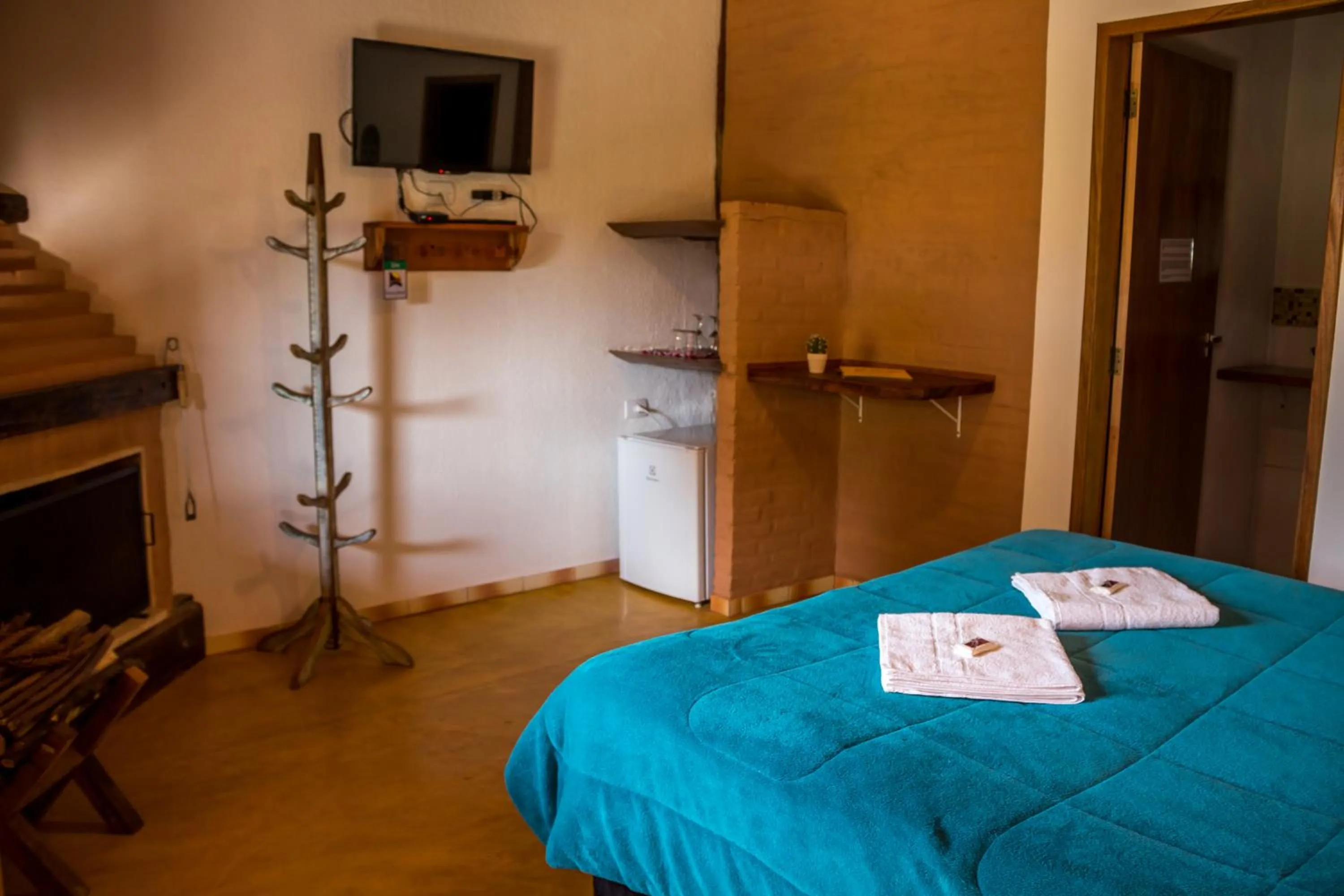 Photo of the whole room, Bed in Pousada Cabanas no Mundo