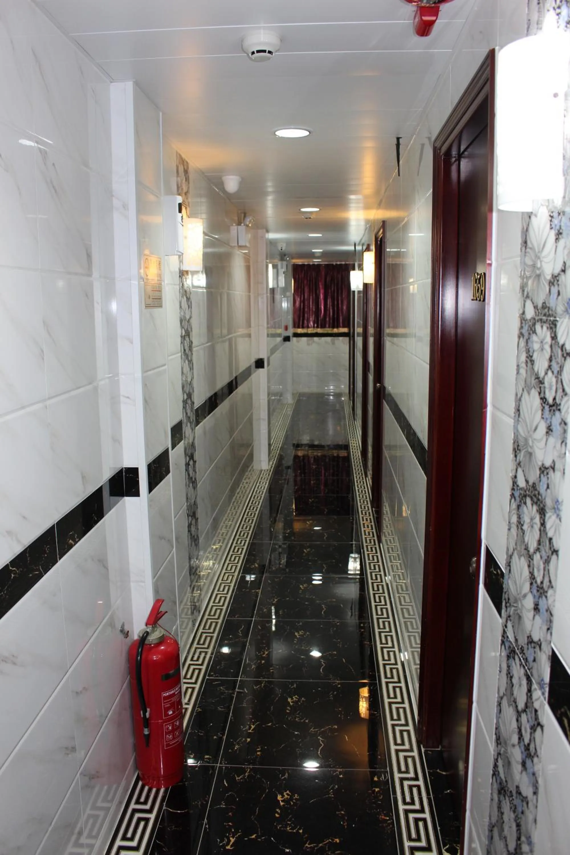 Decorative detail in Hong Kong Premium Guest House