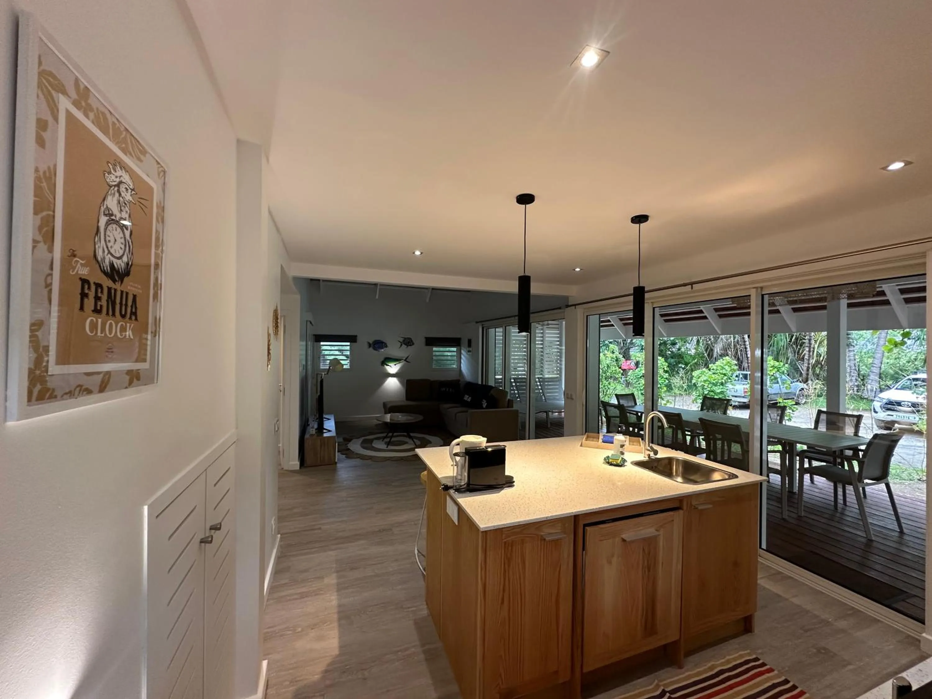 Seating area in Moorea Sunset Beach