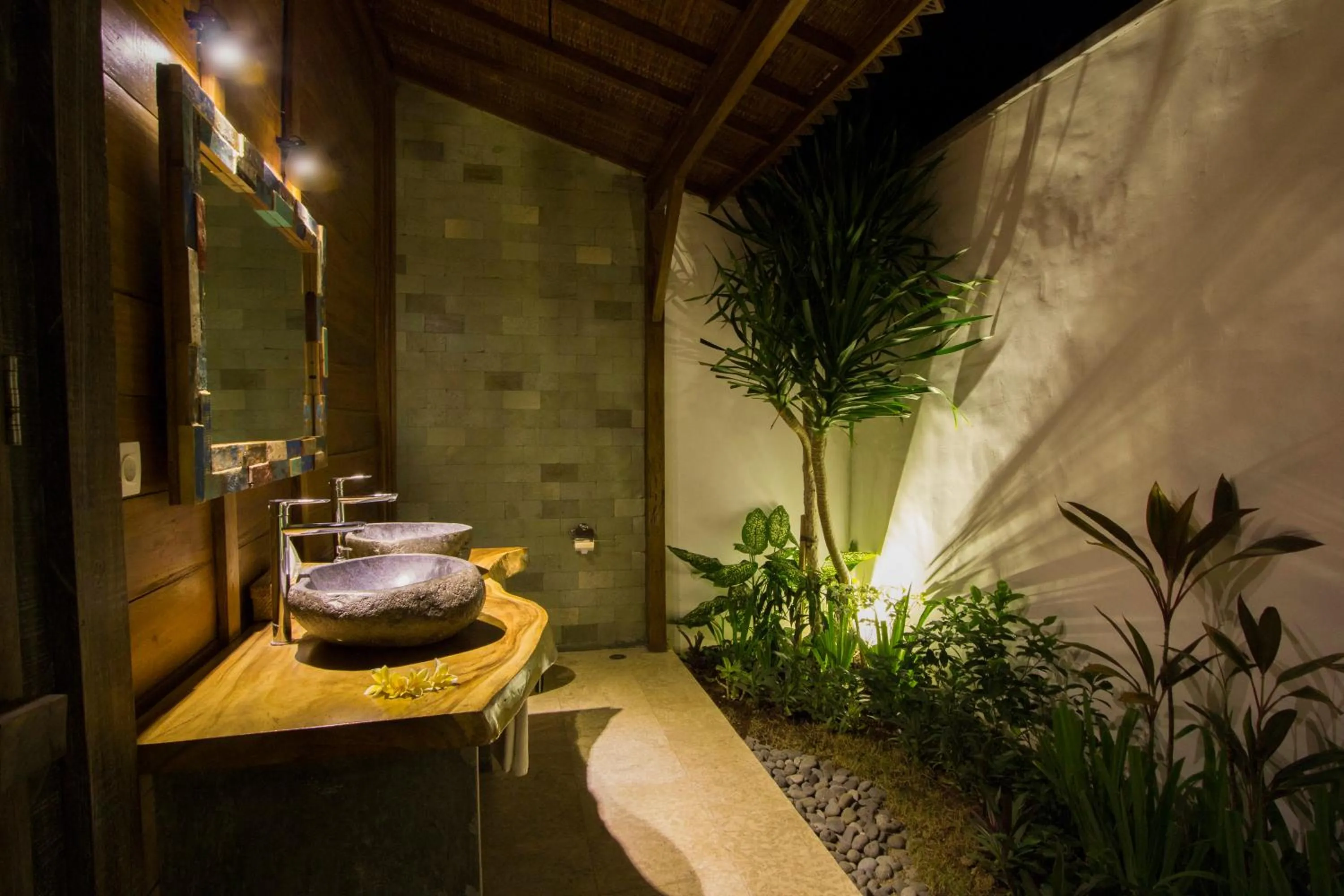 Bathroom in Benthos Bali Dive Resort
