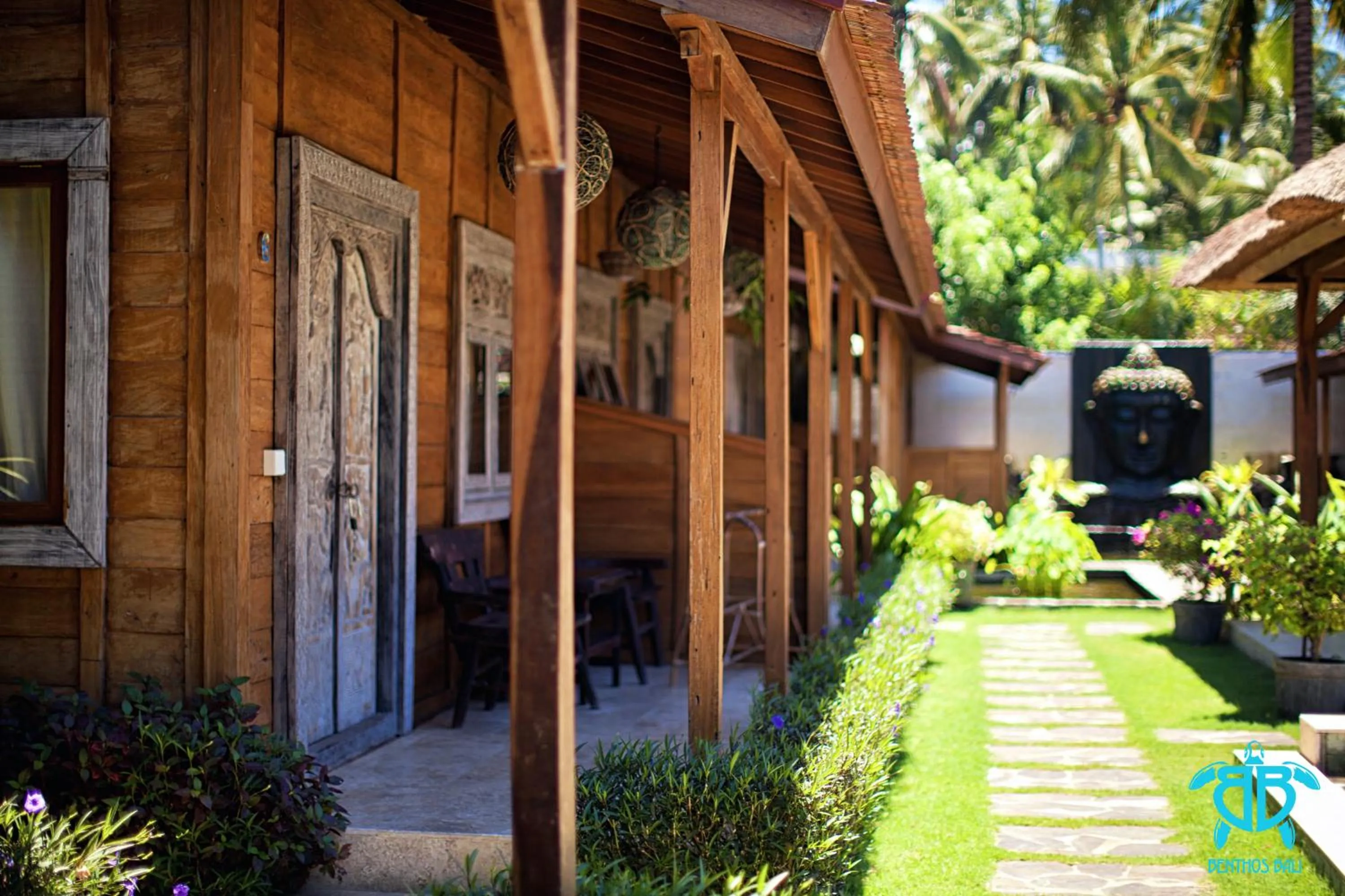 Garden in Benthos Bali Dive Resort