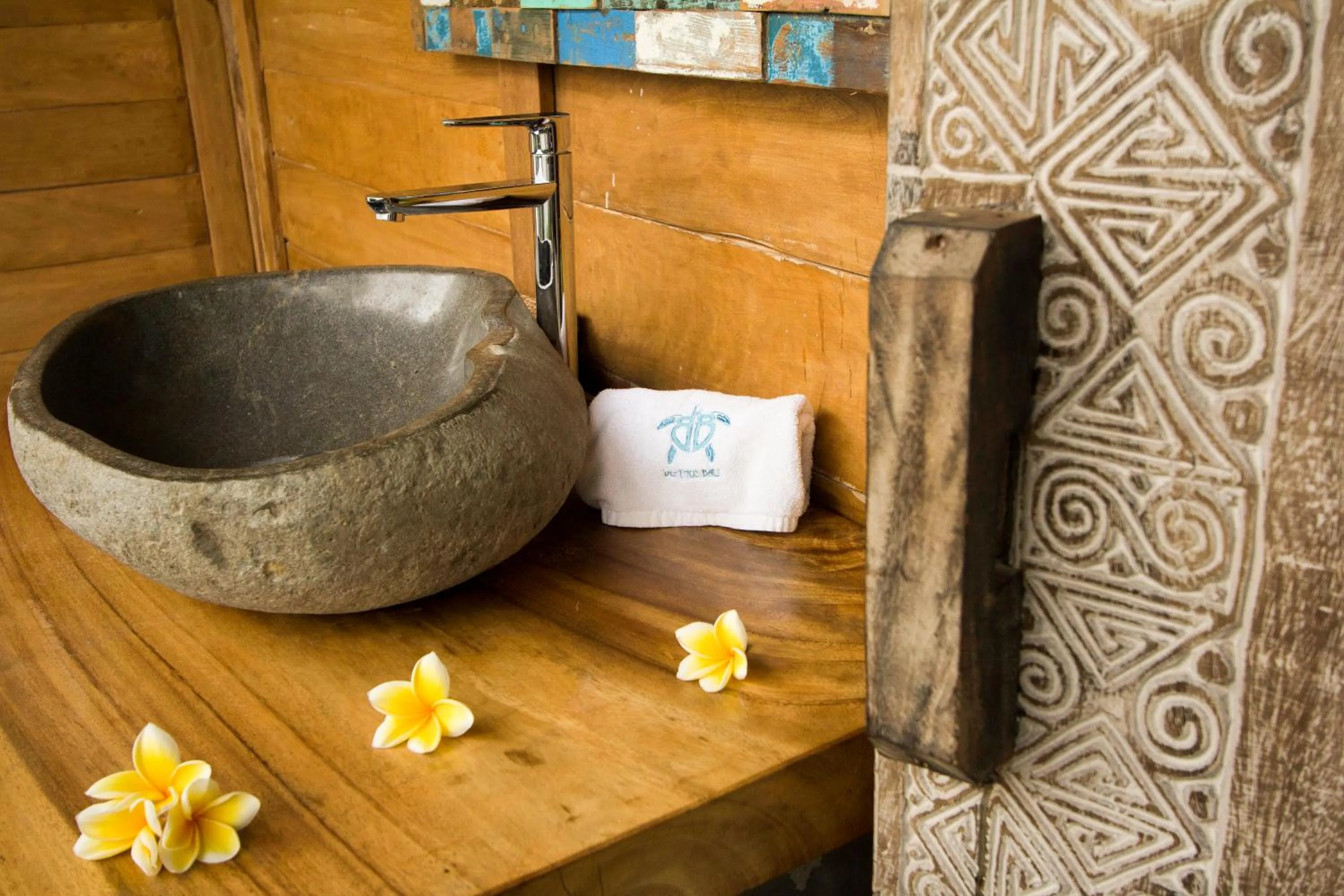 Bathroom in Benthos Bali Dive Resort