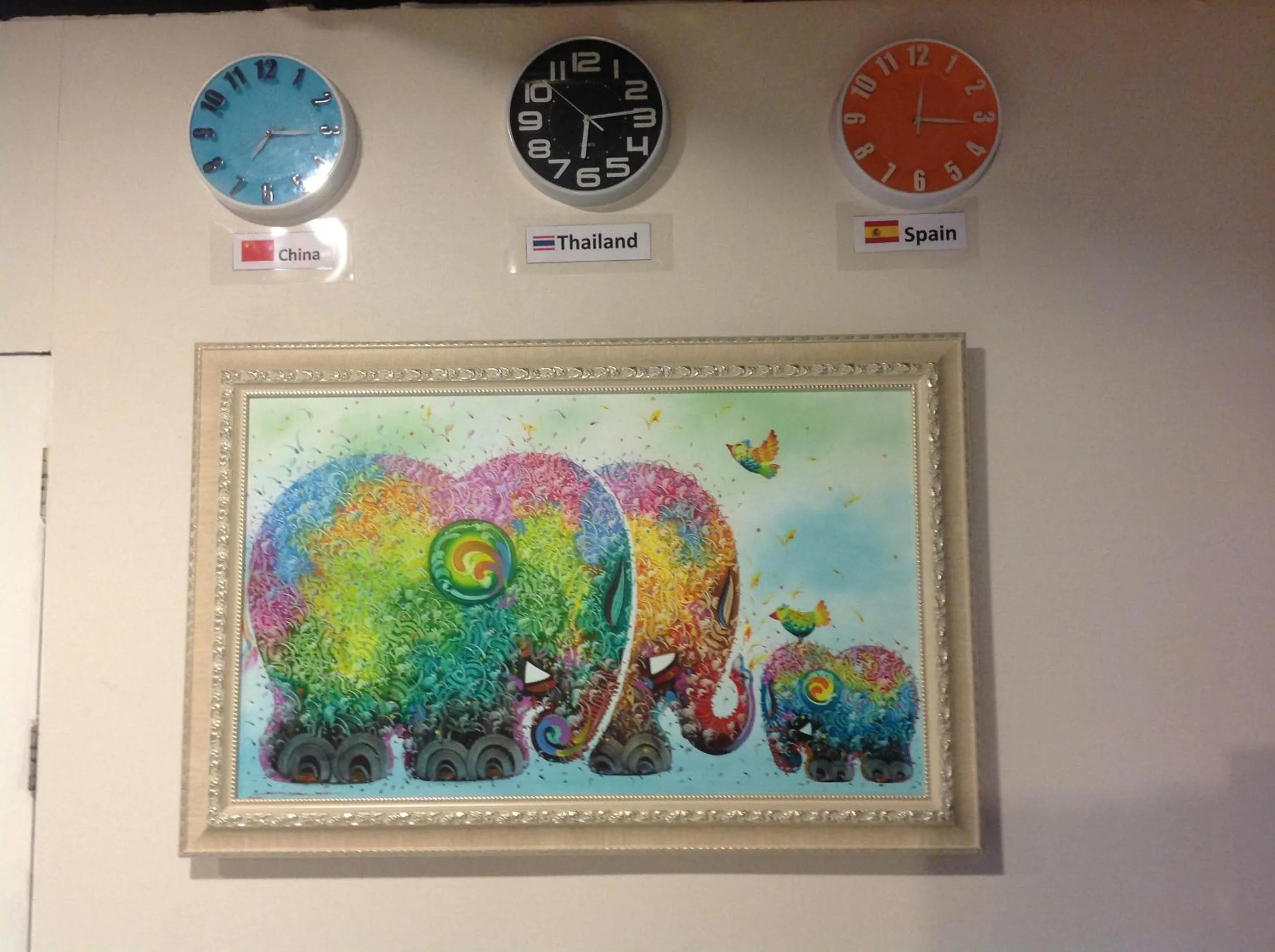 Lobby or reception in Nang Ta Yon @ Ban Thap Chang Hostel