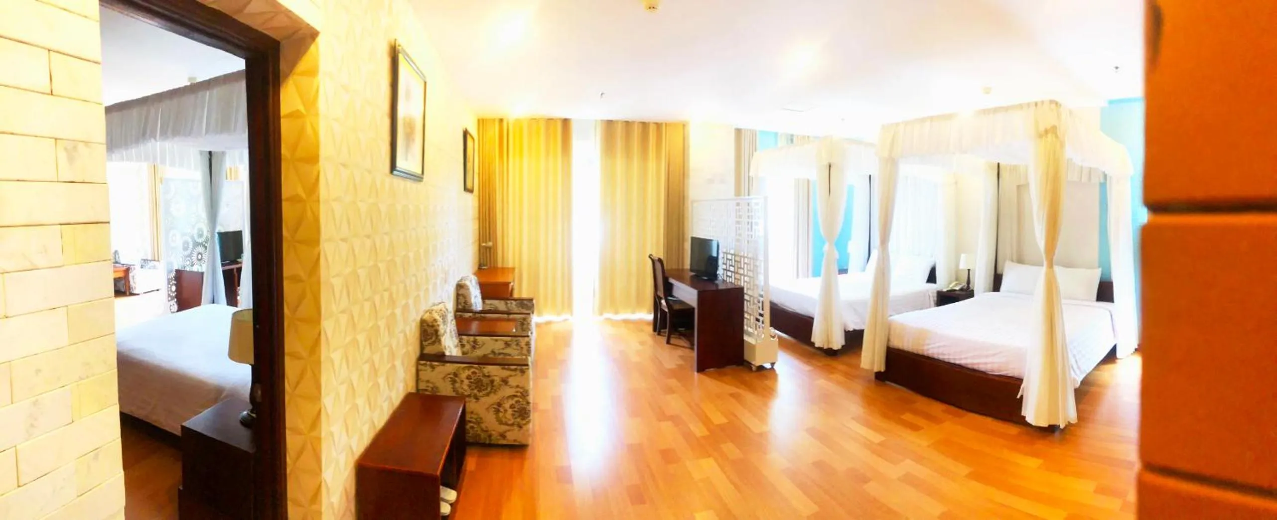 Bed in Anh Dao Mekong 2 Hotel