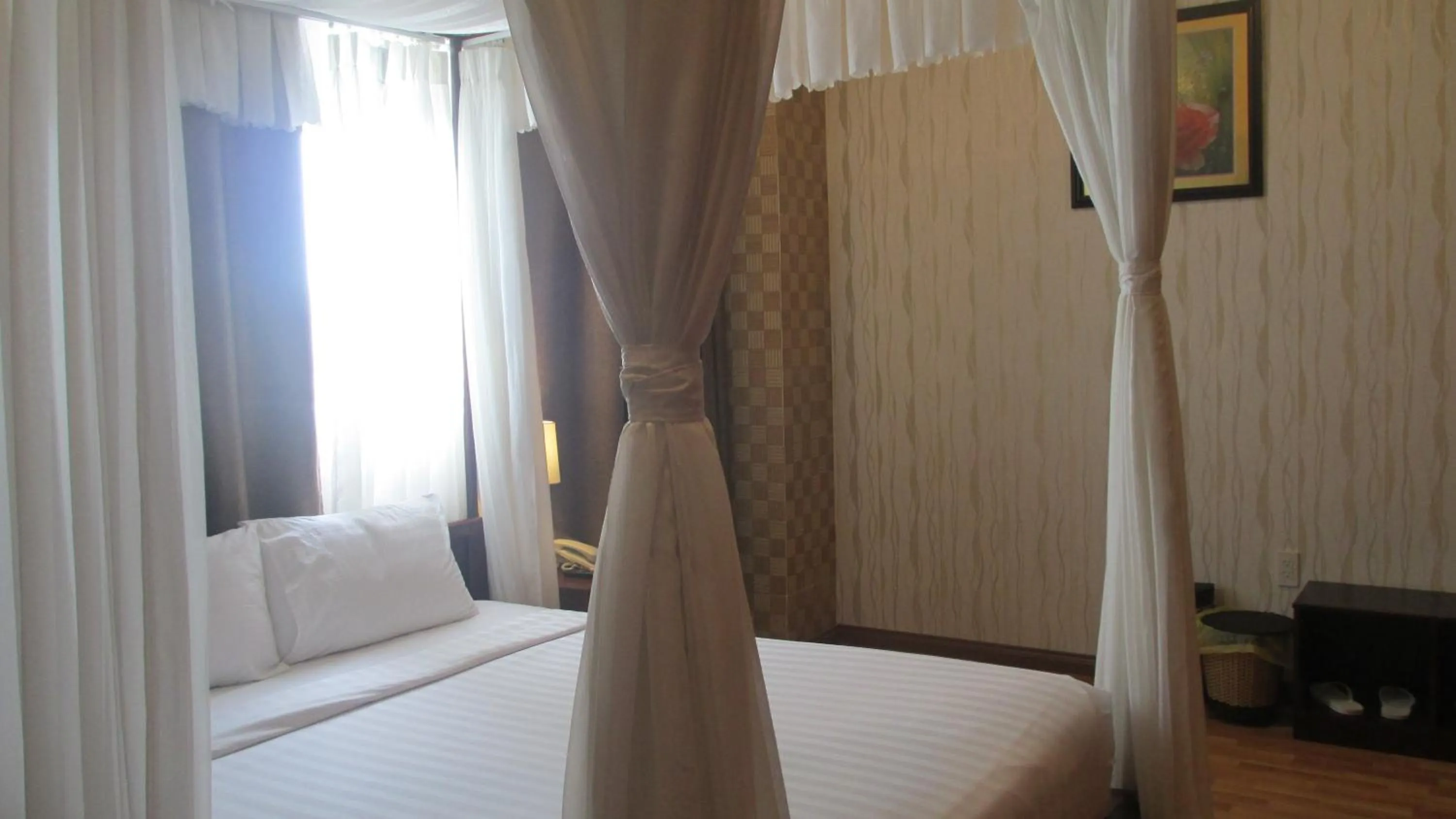 Bed in Anh Dao Mekong 2 Hotel