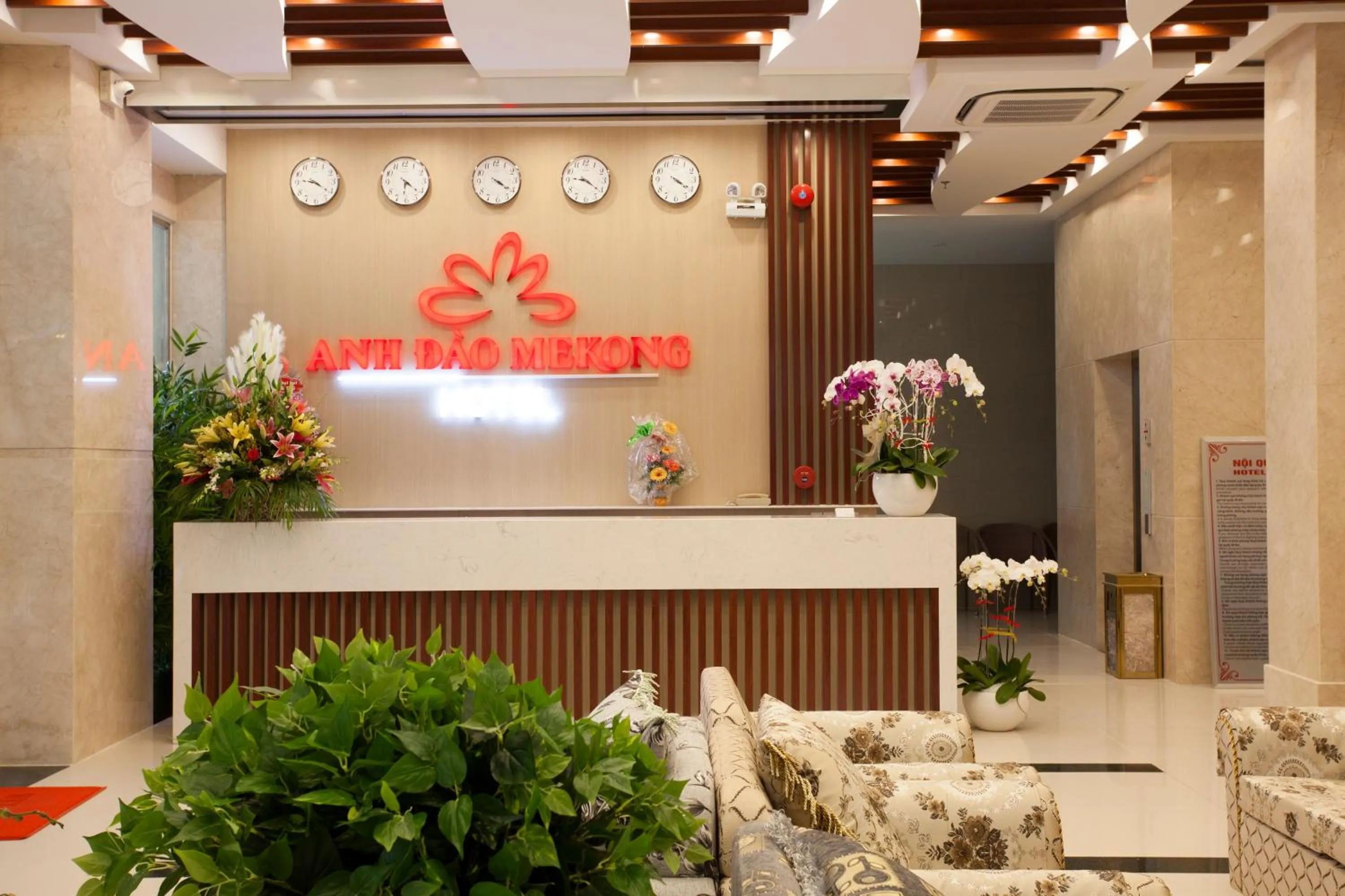Lobby or reception in Anh Dao Mekong 2 Hotel