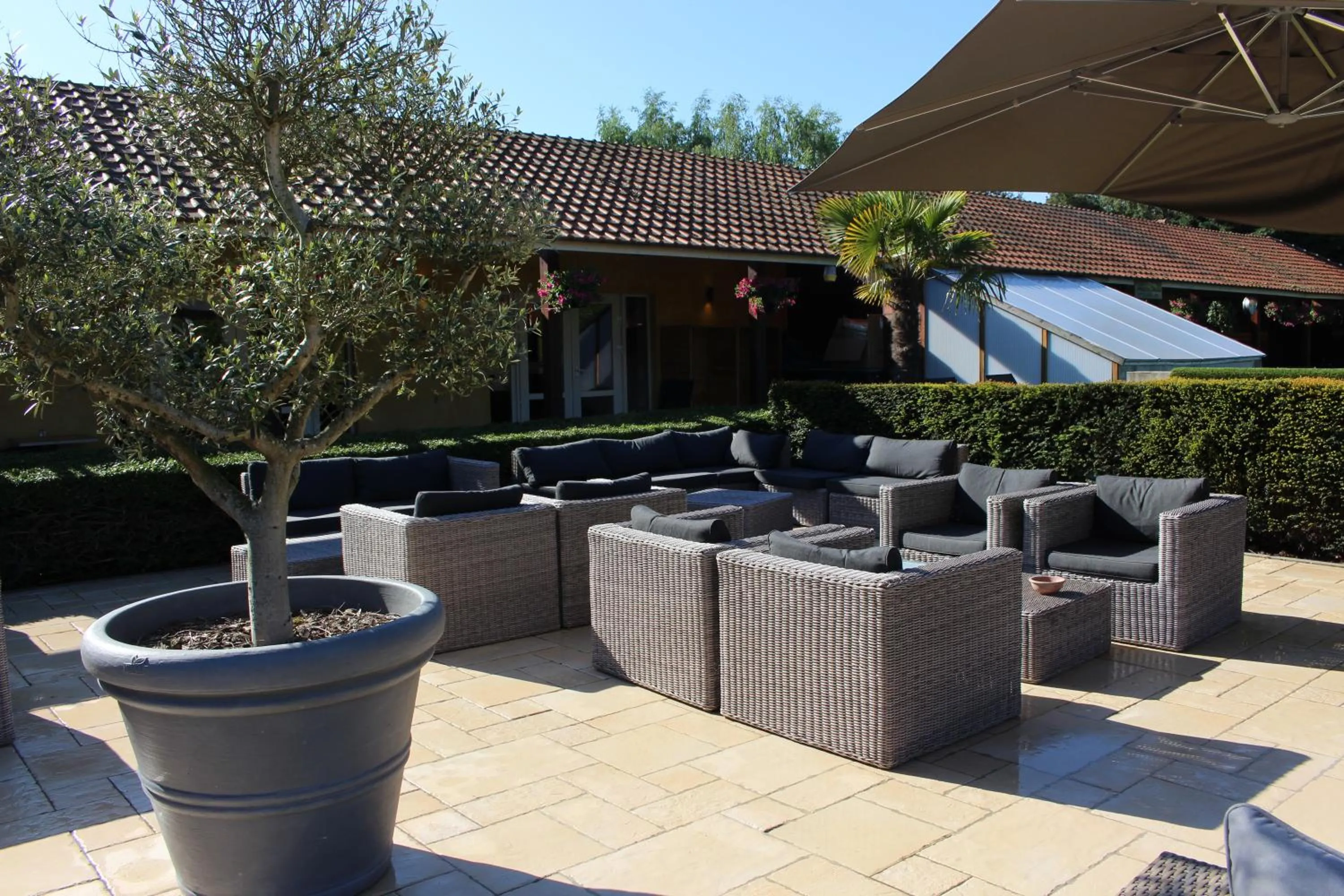 Garden view in Thermen Londerzeel Hotel