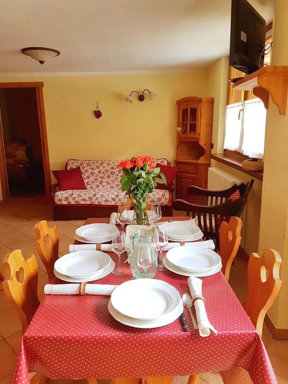 Living room in Le Nid de l'Aigle