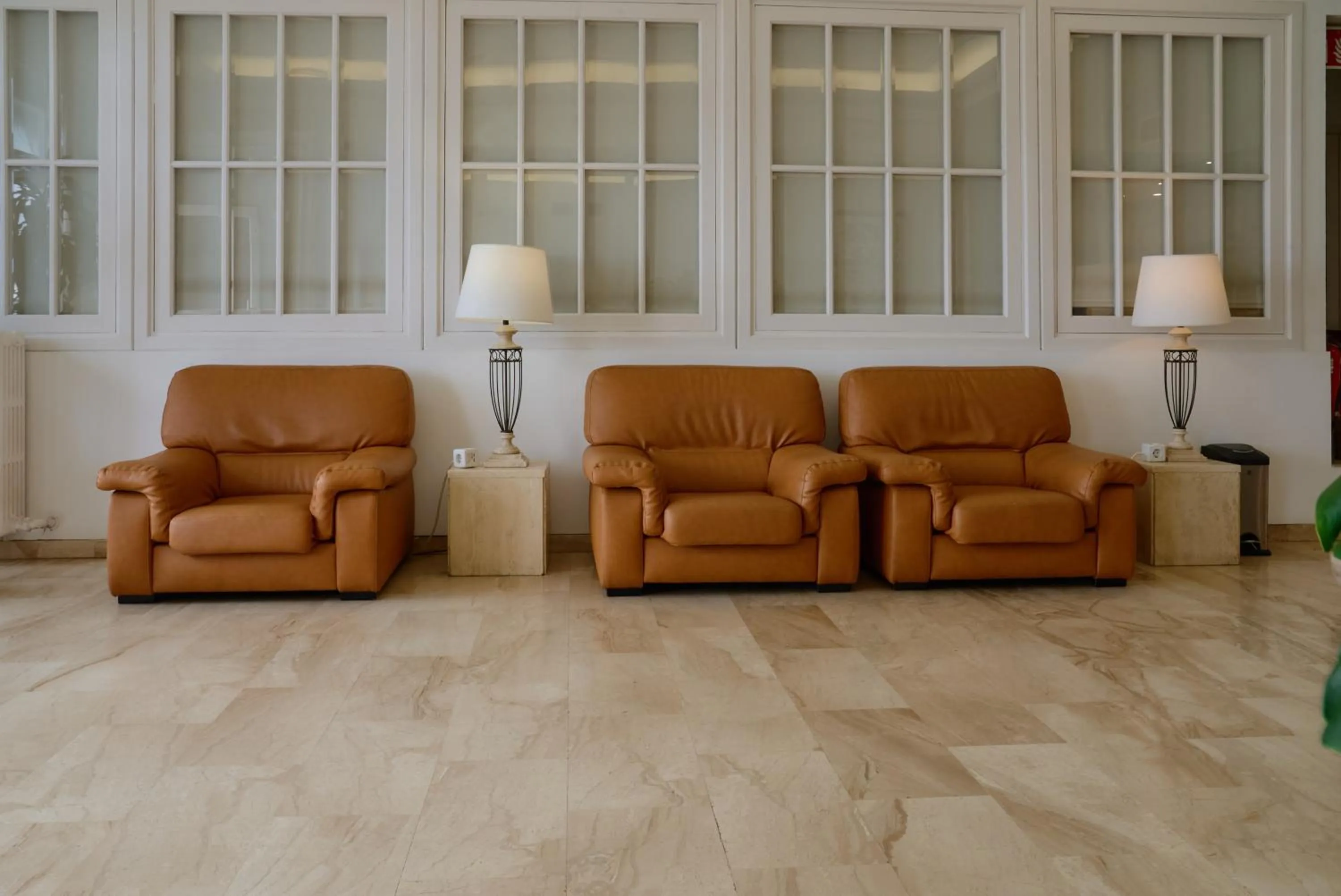 Lobby or reception in Hotel Miramar Badalona