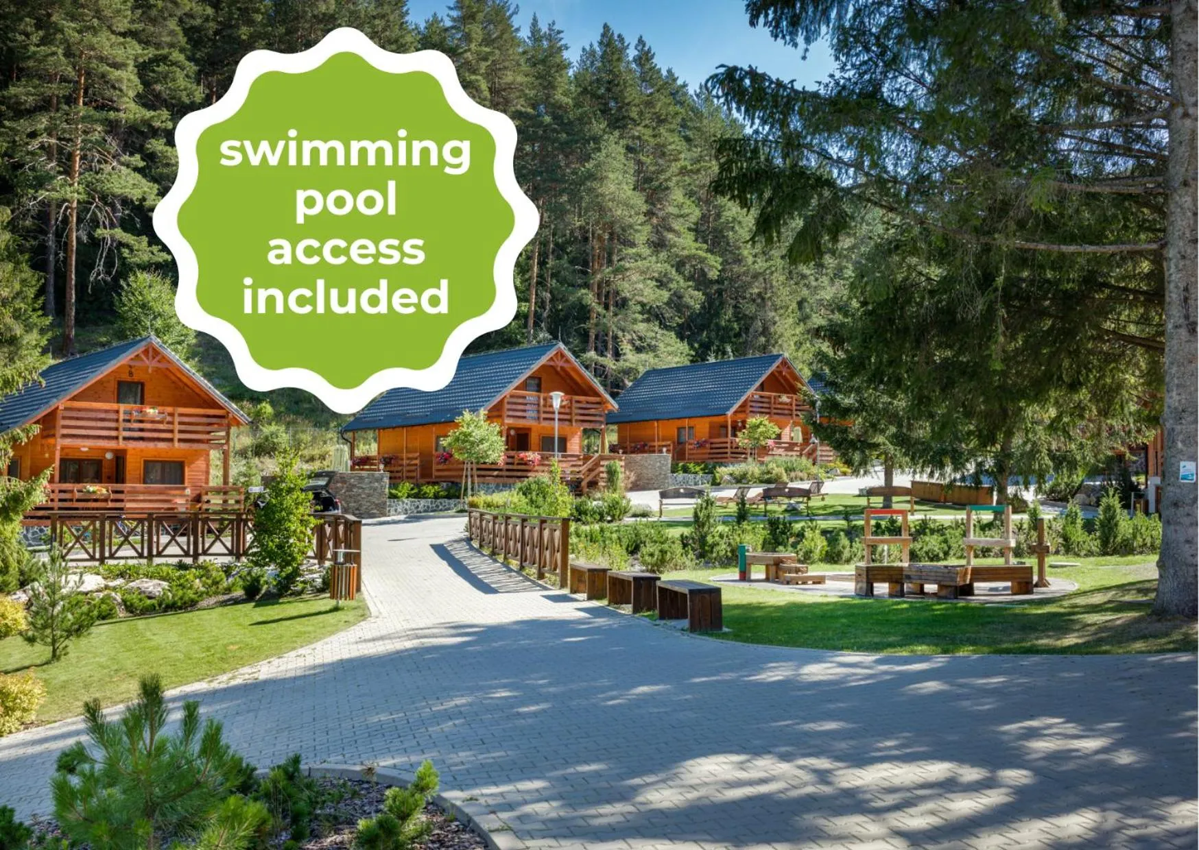 Swimming pool in Lopušná dolina Resort