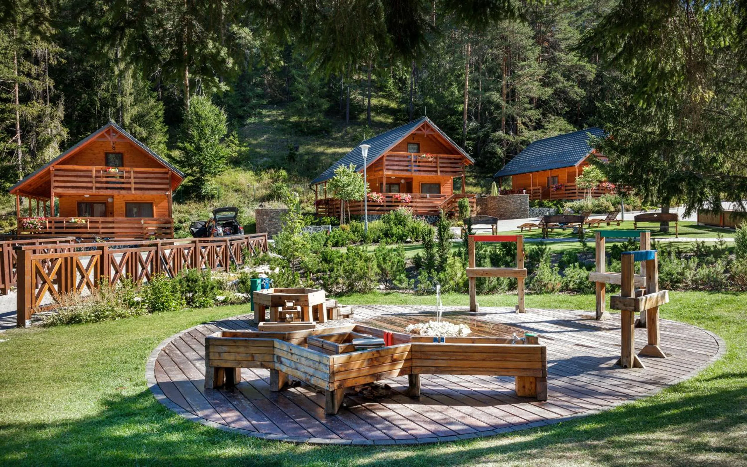 Children play ground in Lopušná dolina Resort