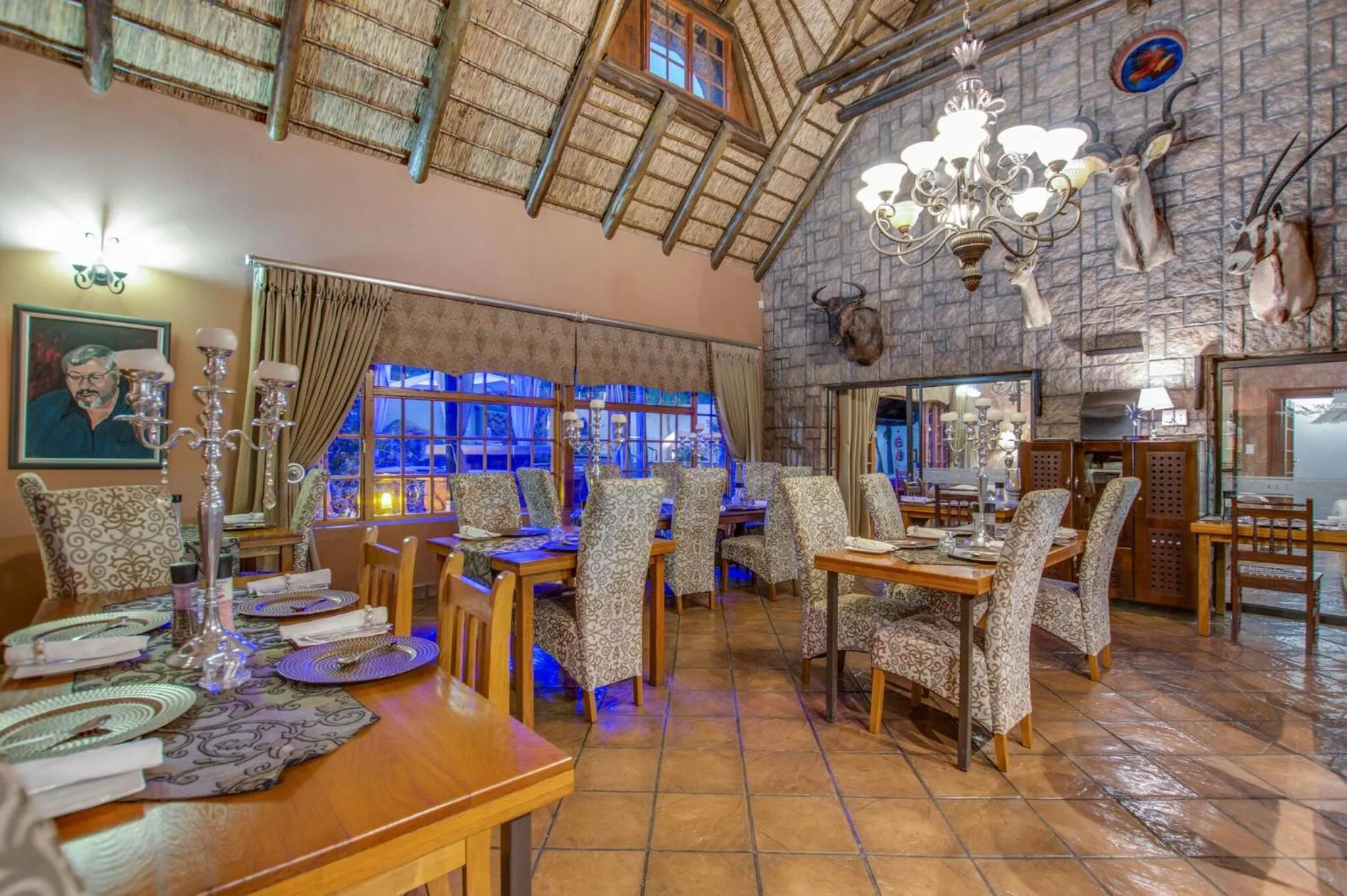 Dining area in Kassaboera Lodge