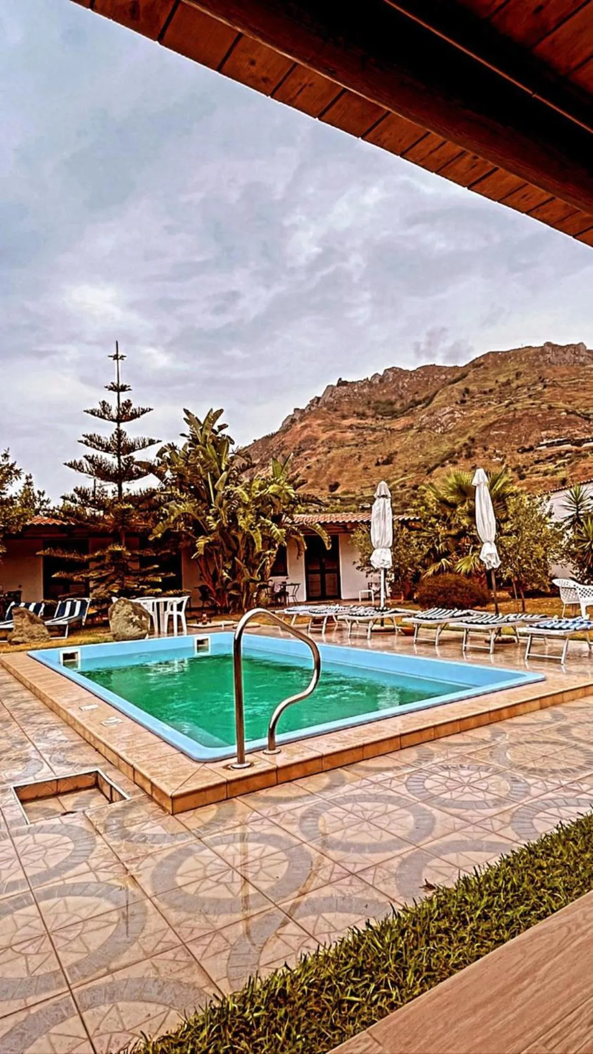 Pool view in Case Vacanze Le Buganville