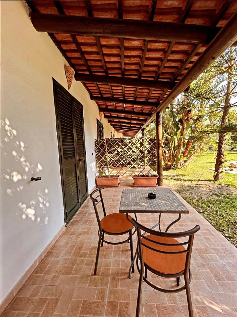 Patio in Case Vacanze Le Buganville