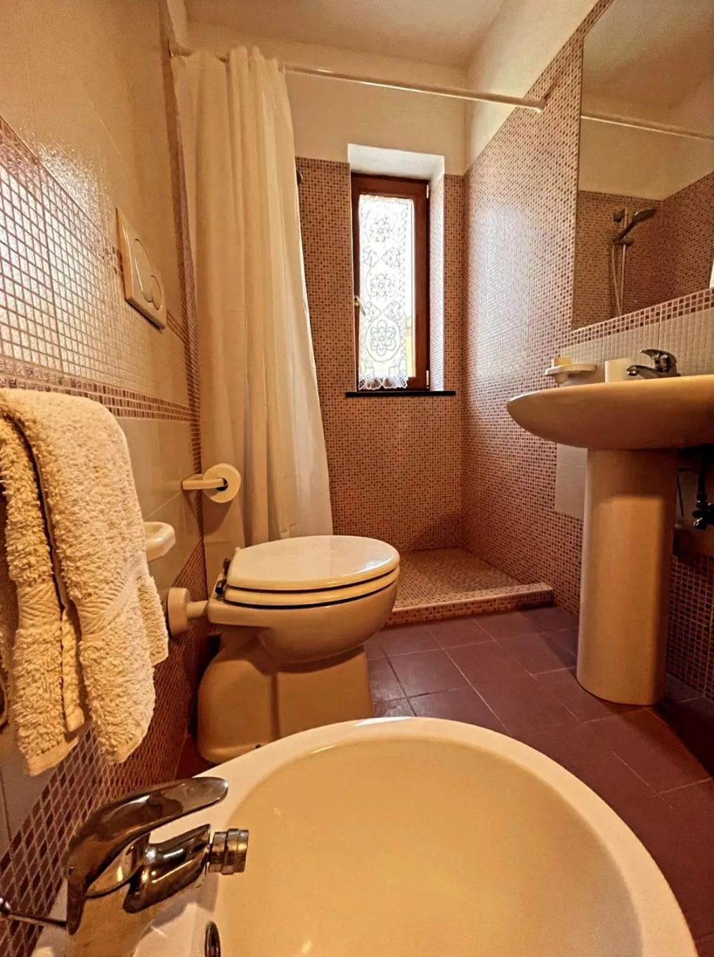 Toilet in Case Vacanze Le Buganville