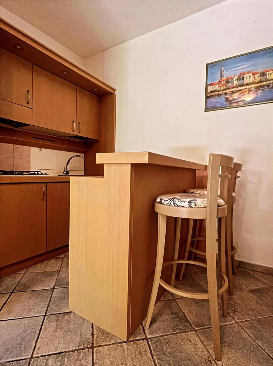 Kitchen or kitchenette in Case Vacanze Le Buganville