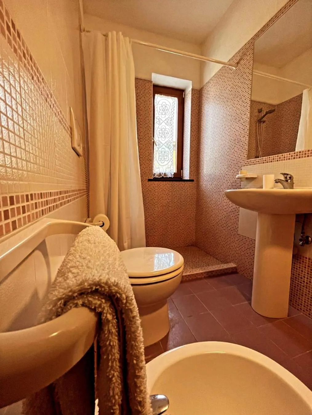 Toilet in Case Vacanze Le Buganville