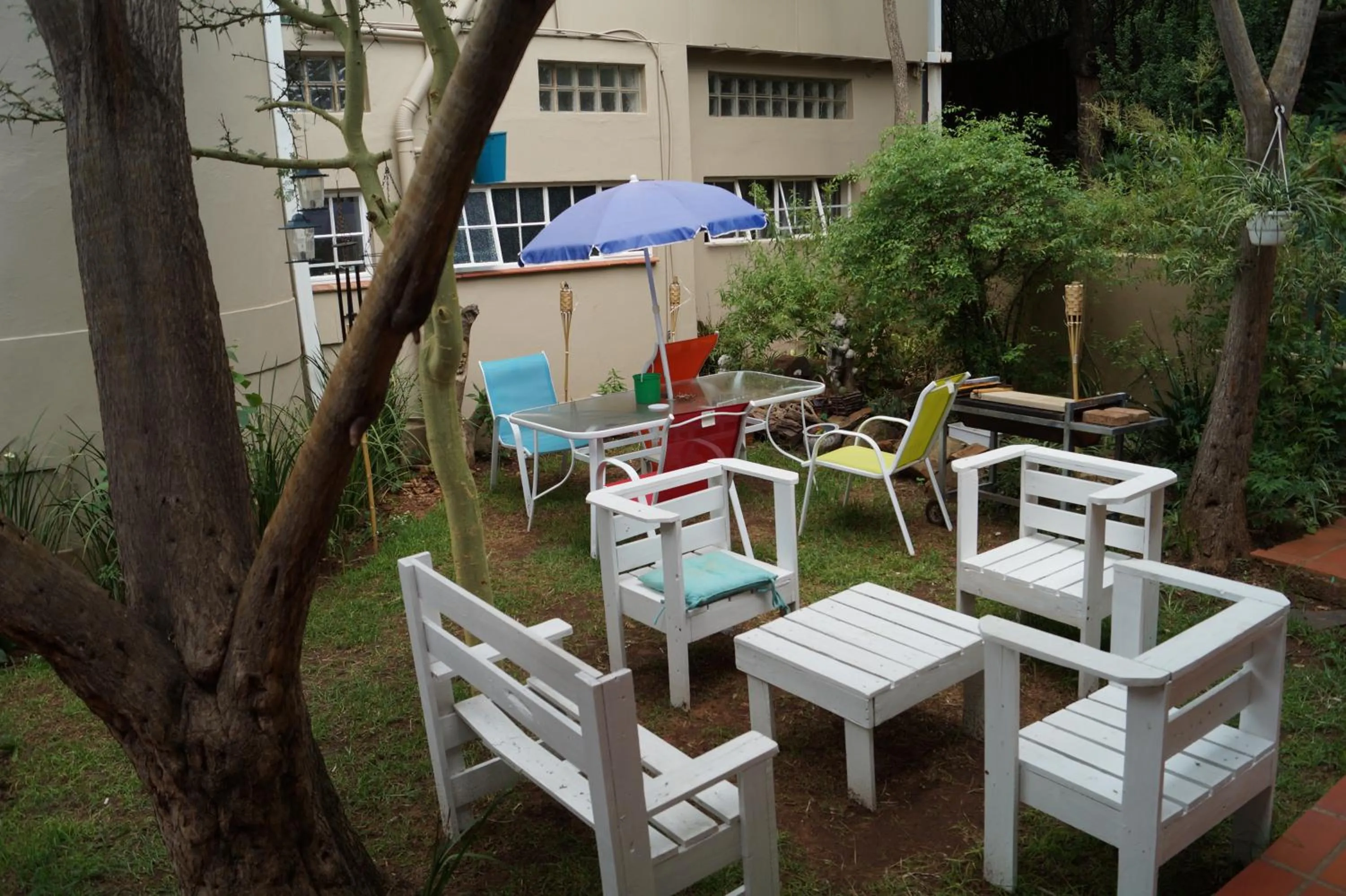 Garden view in Westmoreland Lodge
