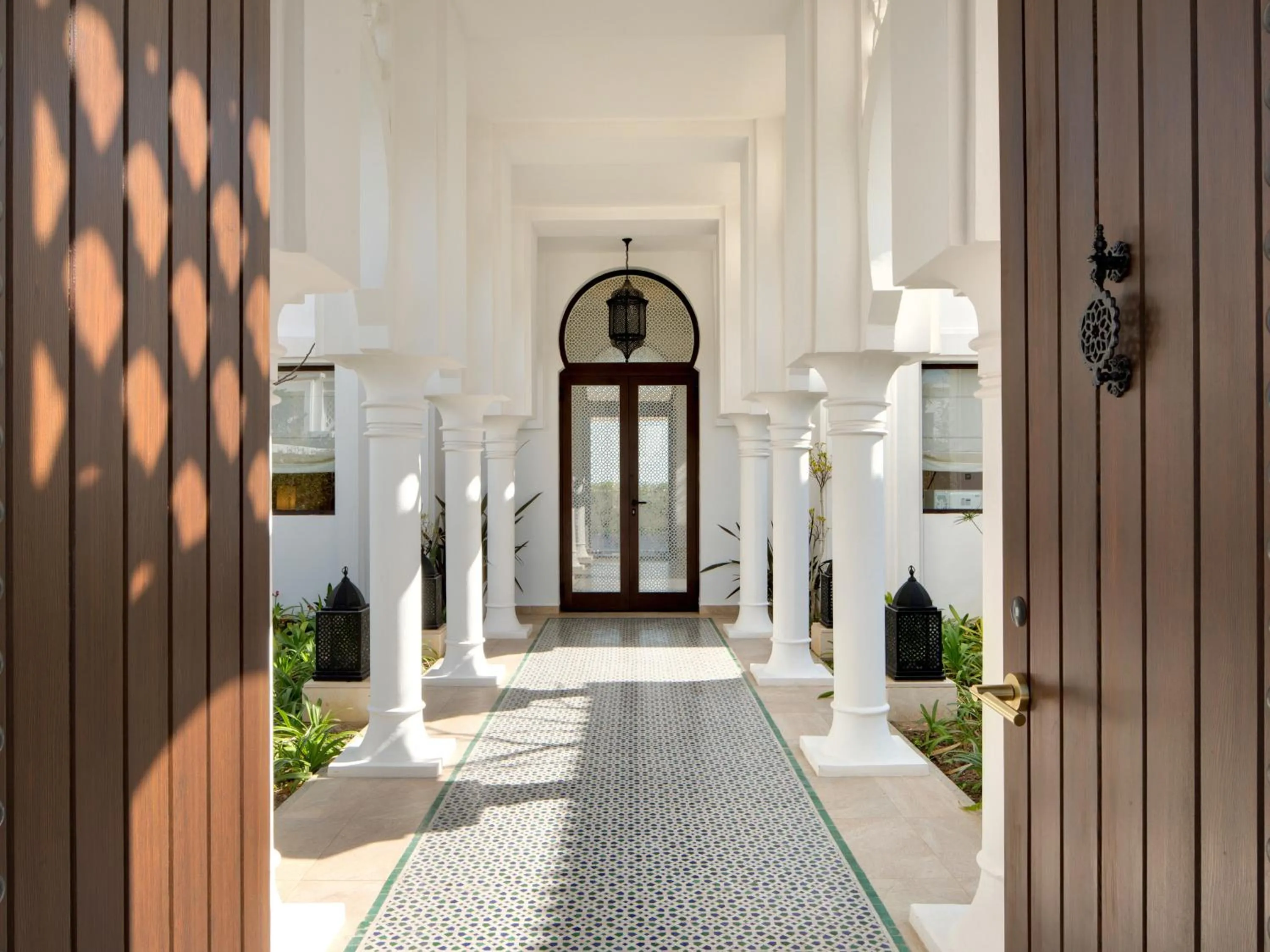 Facade/entrance in Banyan Tree Tamouda Bay