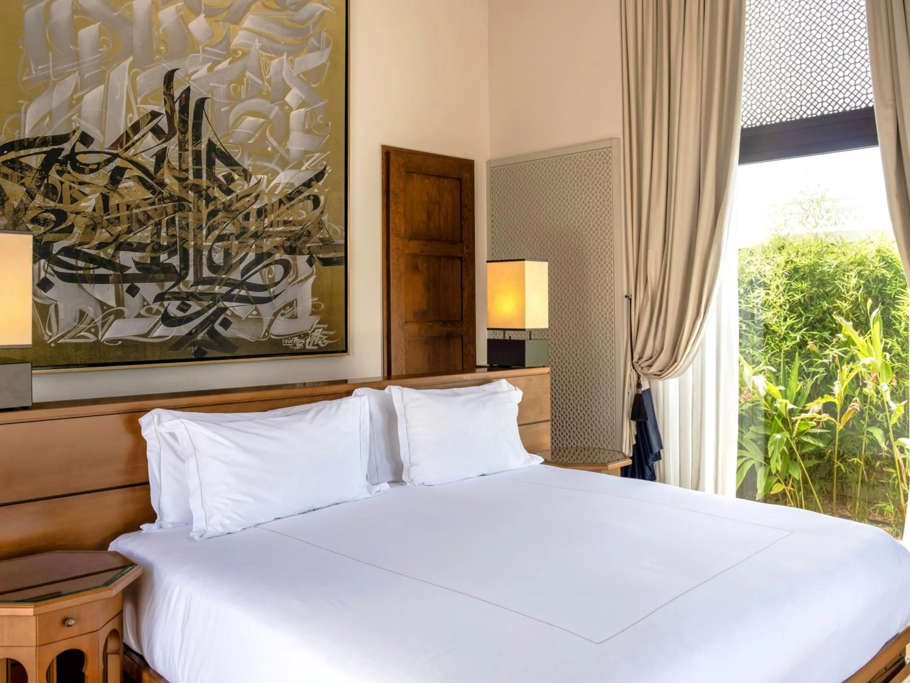 Bed in Banyan Tree Tamouda Bay