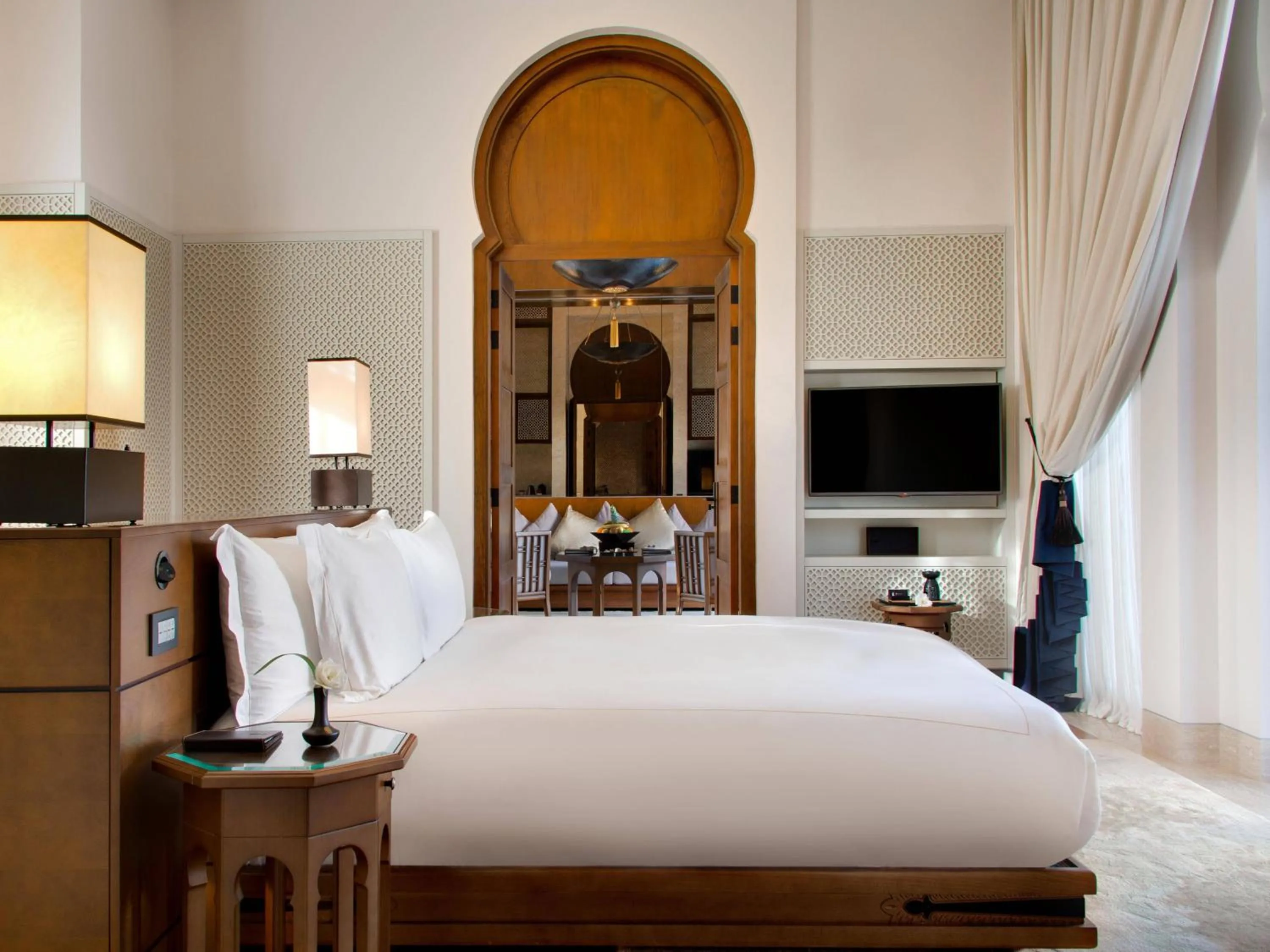 Bedroom, Bed in Banyan Tree Tamouda Bay