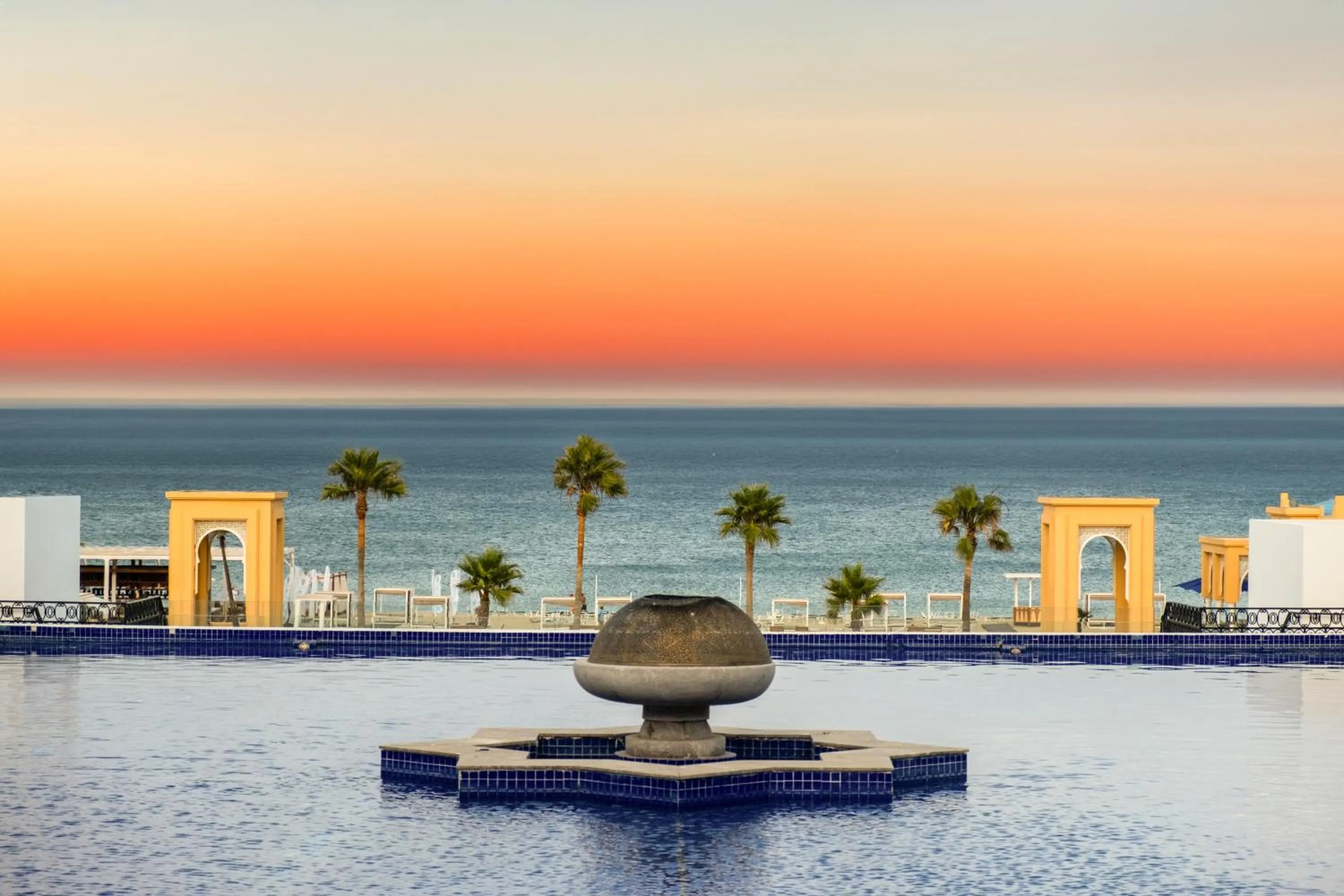 Beach in Banyan Tree Tamouda Bay