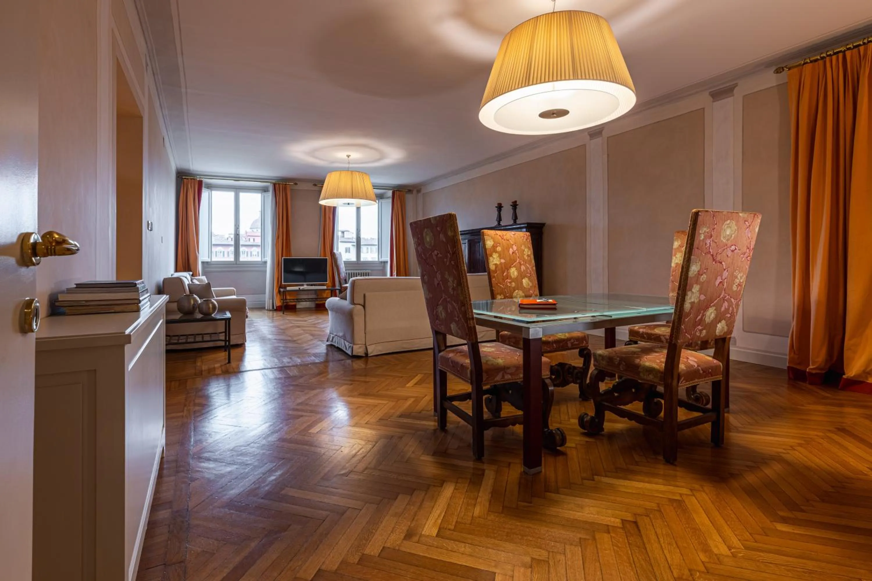 Living room in Antica Torre Tornabuoni