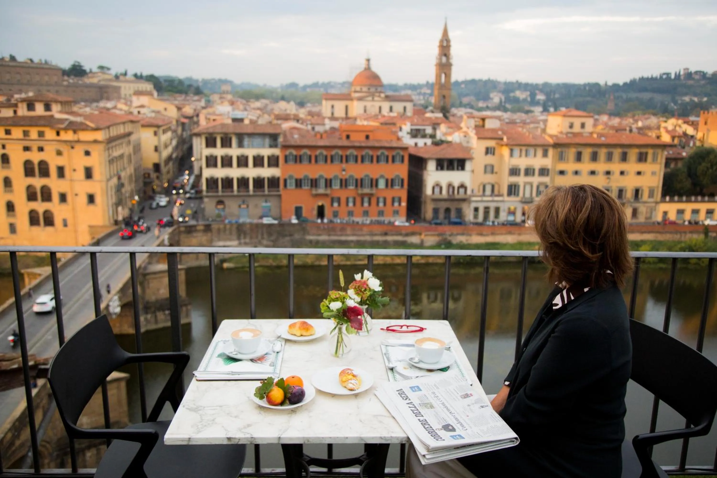 Balcony/Terrace in Antica Torre Tornabuoni