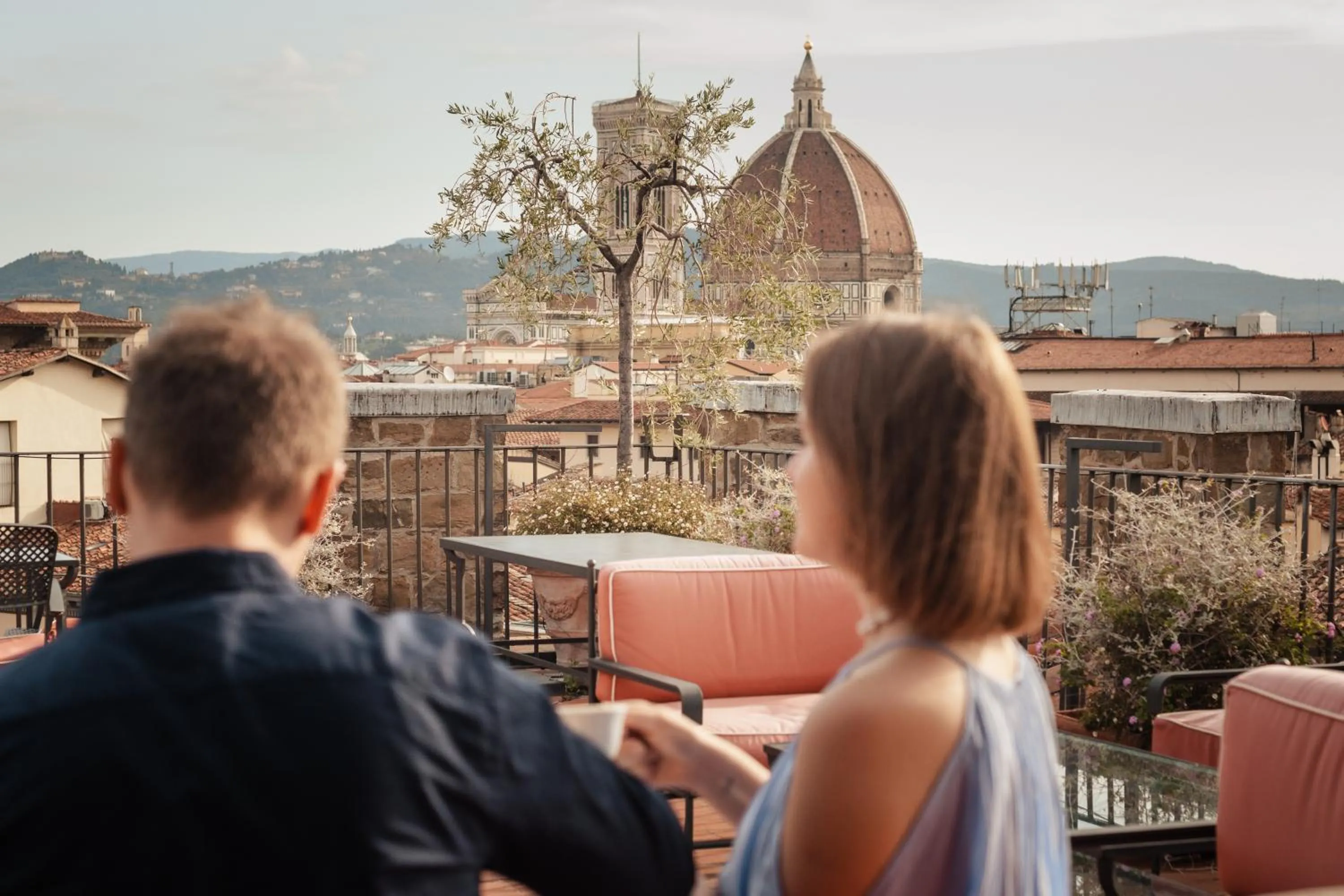 Balcony/Terrace in Antica Torre Tornabuoni