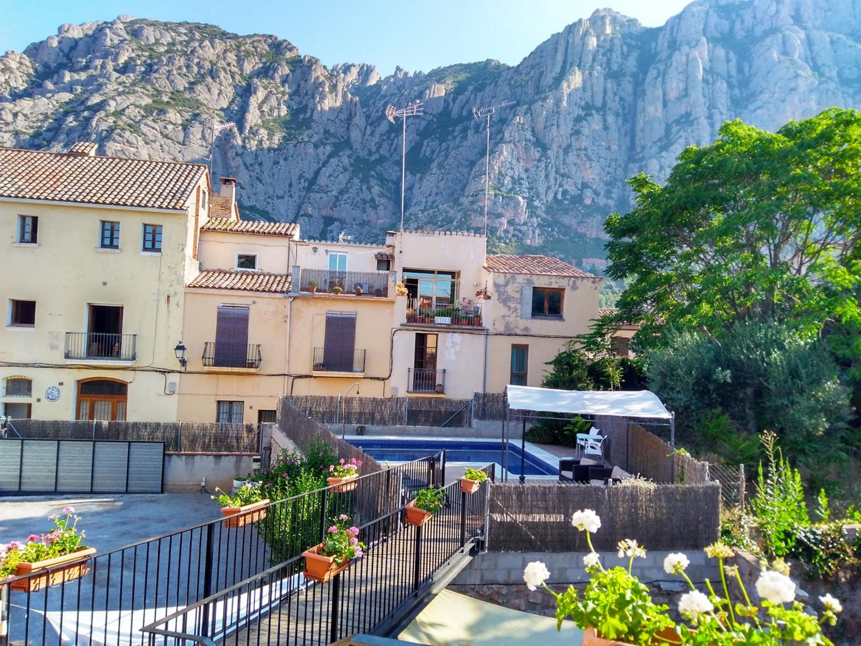 Mountain view in Hotel Can Missé