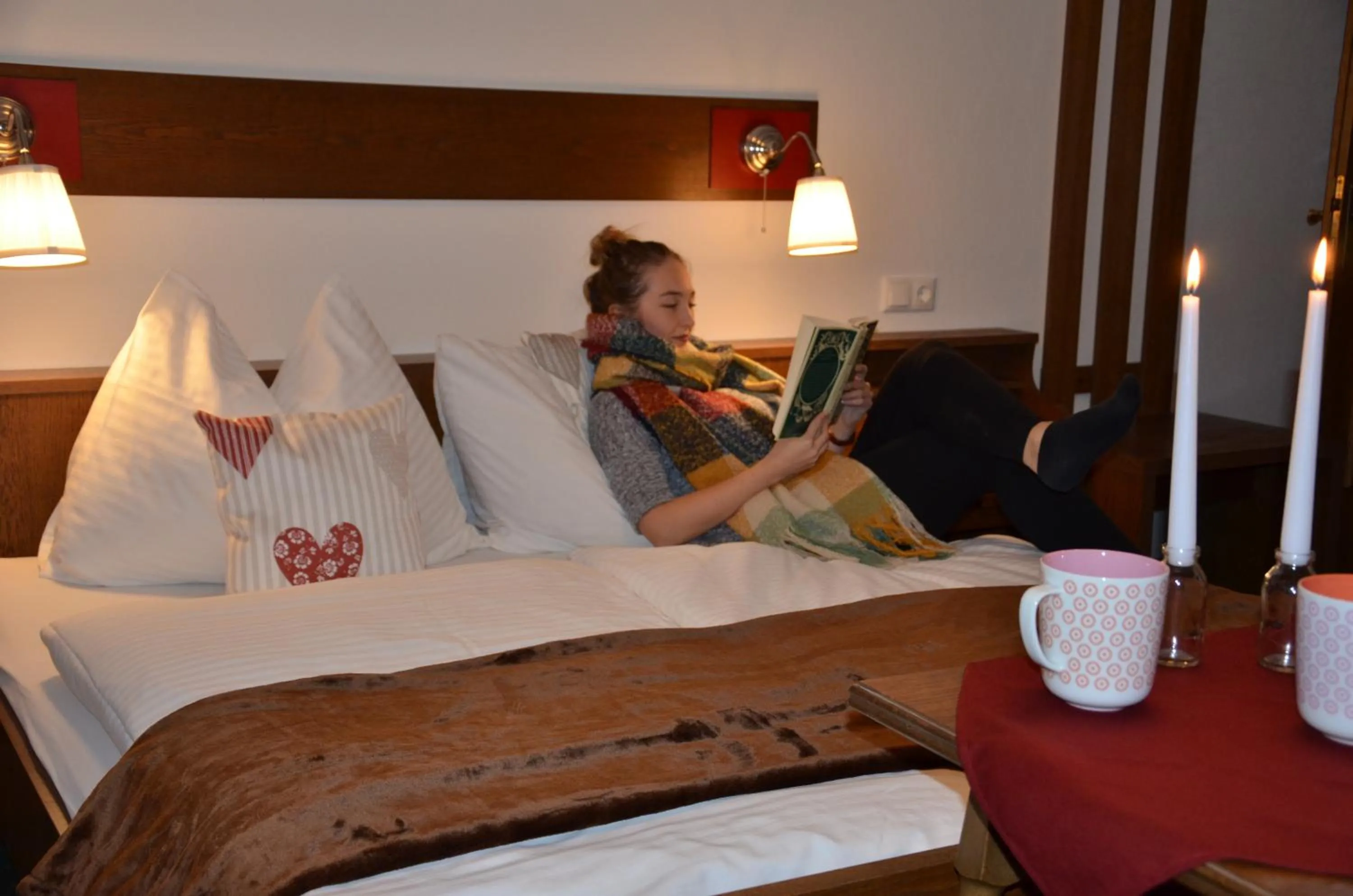 Bed in Haus Bergland