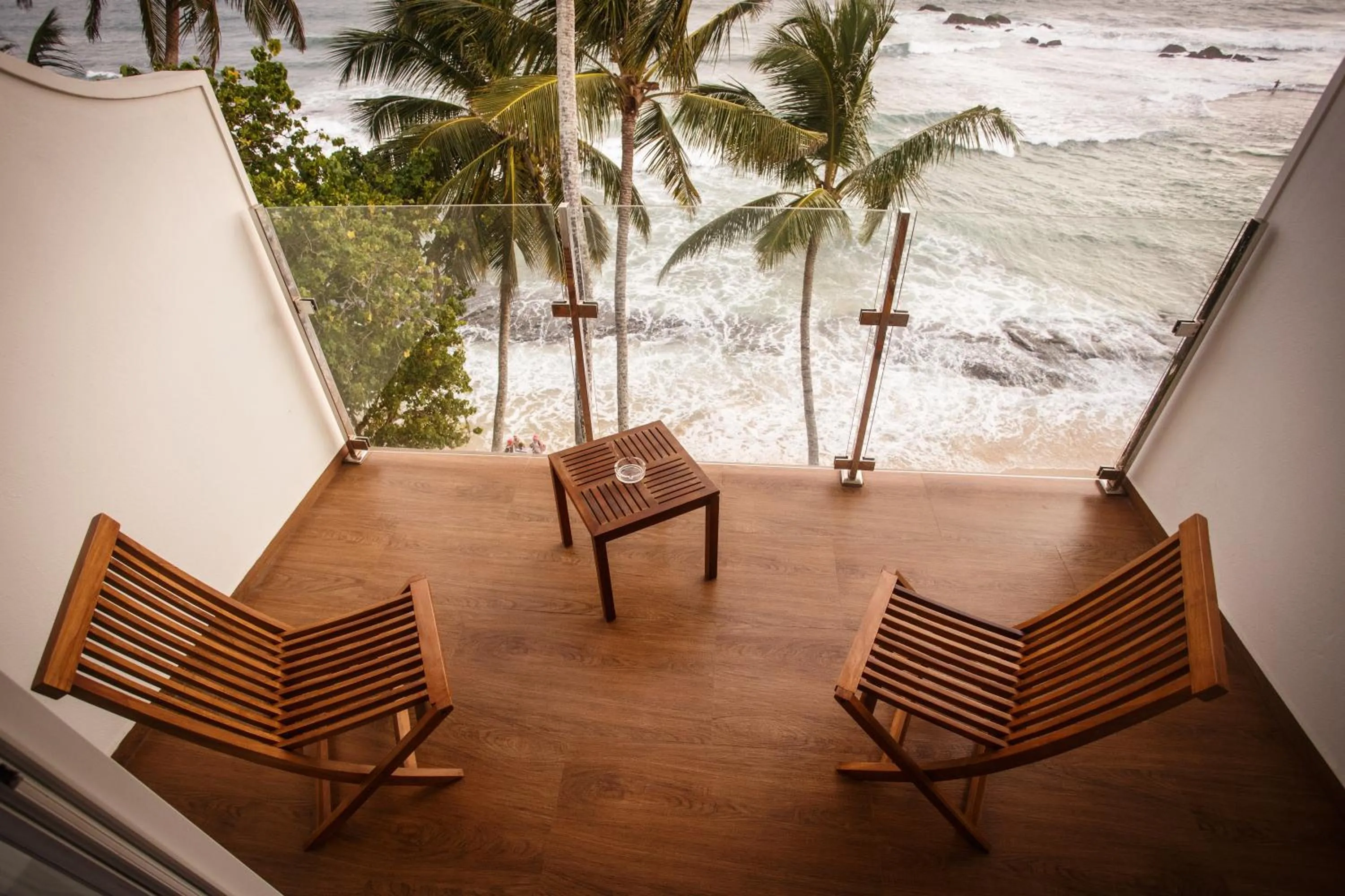 Patio in Sayura Beach Hotel
