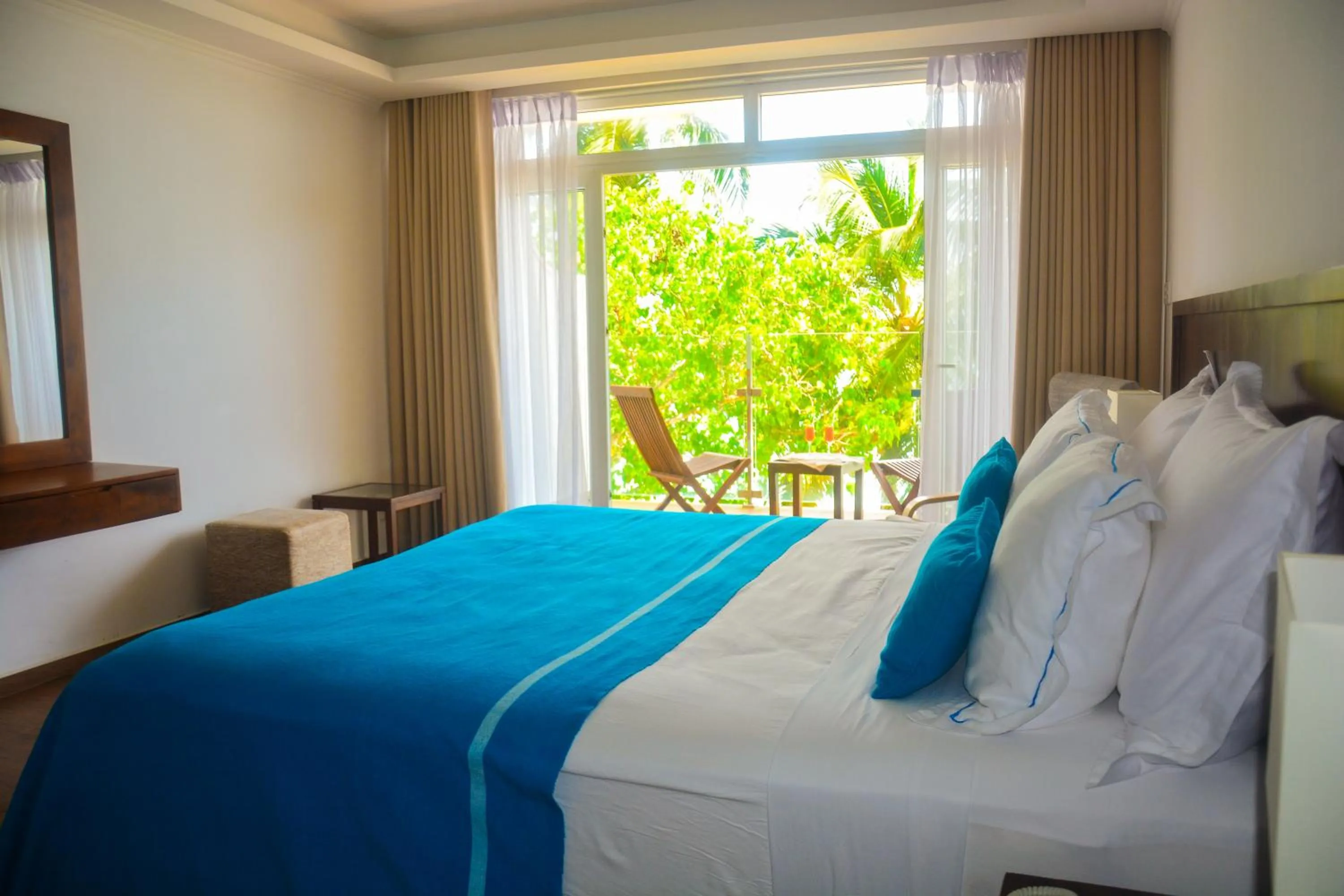 Bedroom, Bed in Sayura Beach Hotel