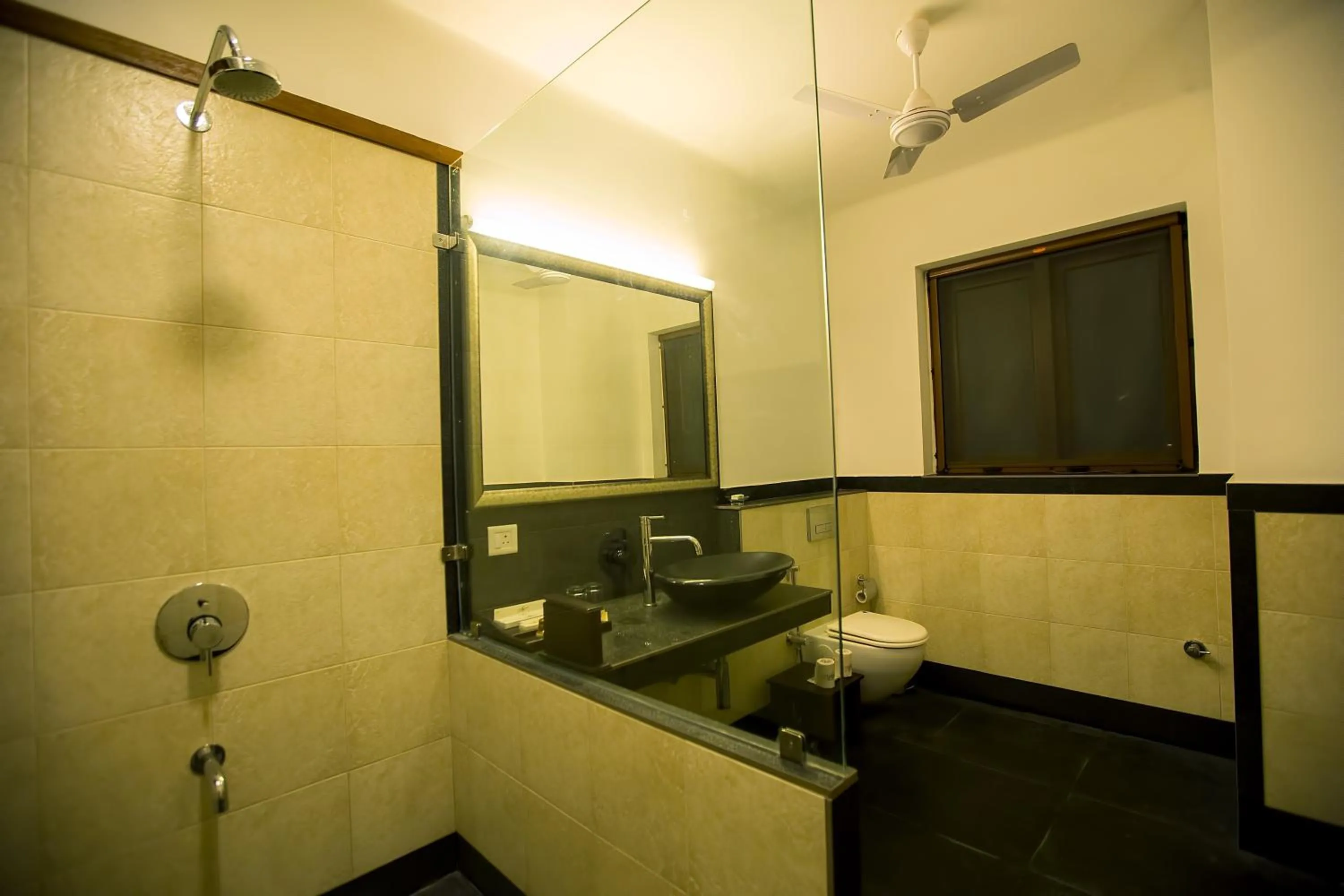 Bathroom in Beach Gate Bungalows - A CGH Earth SAHA Experience