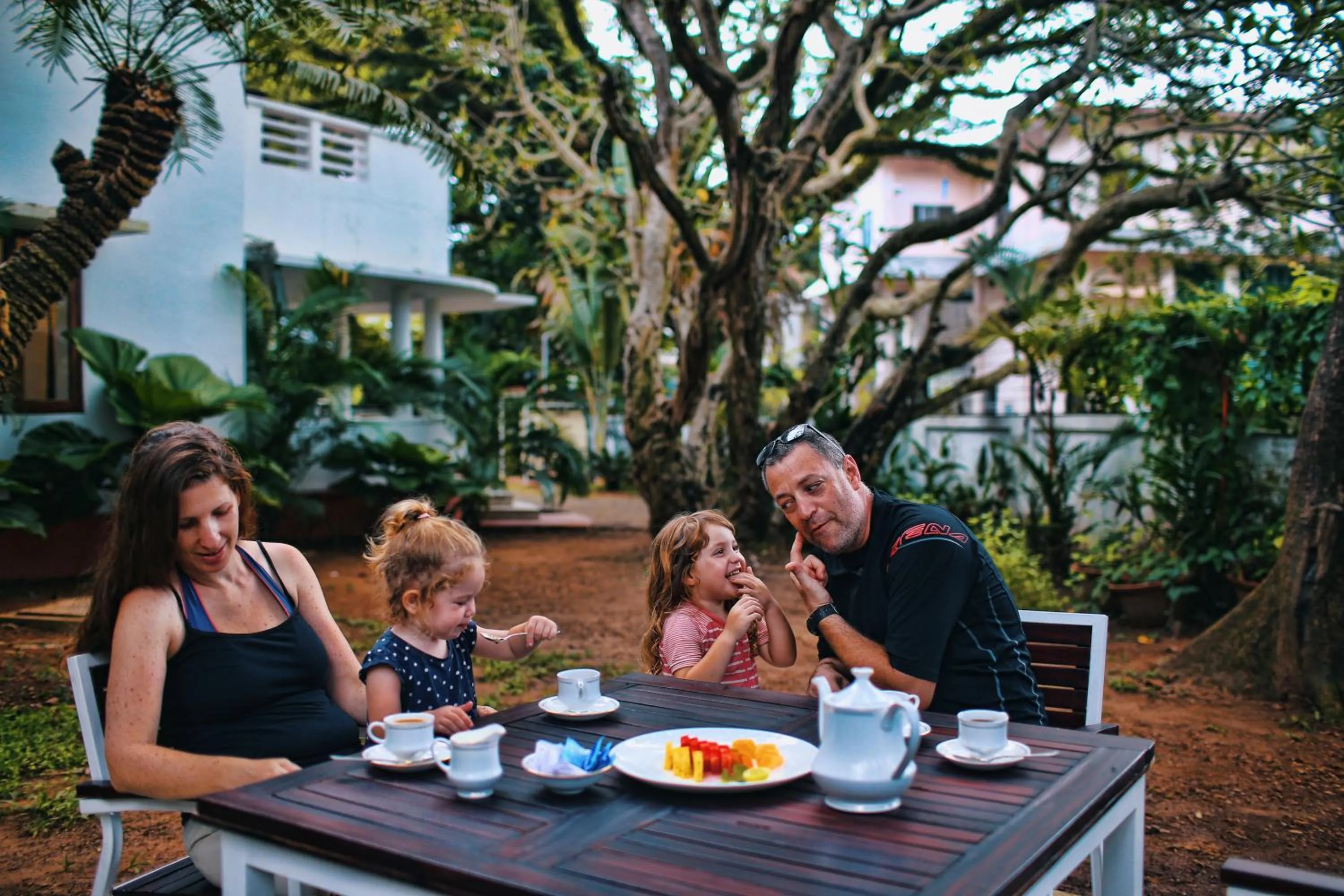 People in Beach Gate Bungalows - A CGH Earth SAHA Experience