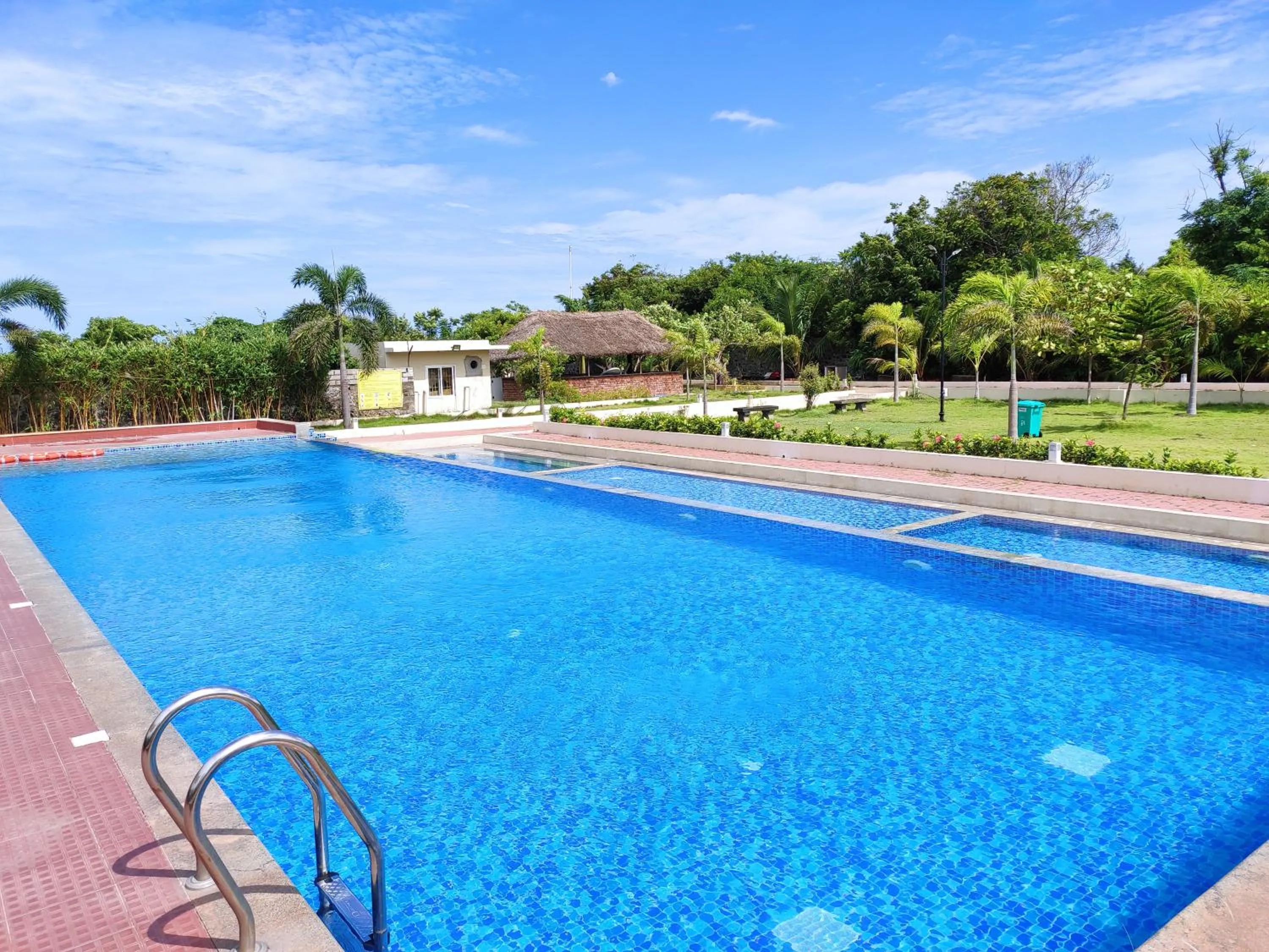 Pool view in Landmark Pallavaa Beach Resorts Mahabalipuram