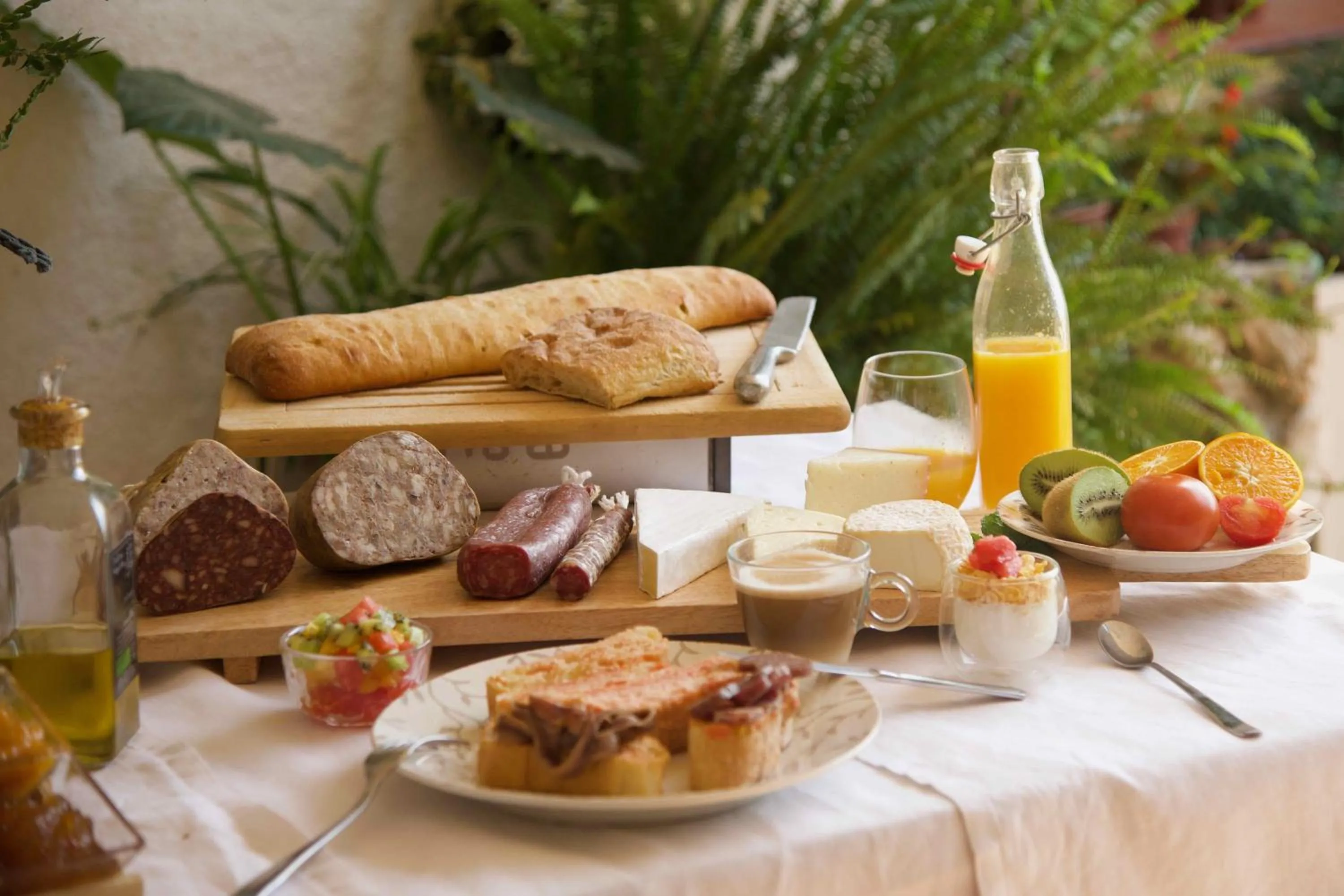 Buffet breakfast in Hotel Boutique Niu de Sol - Designed for Adults