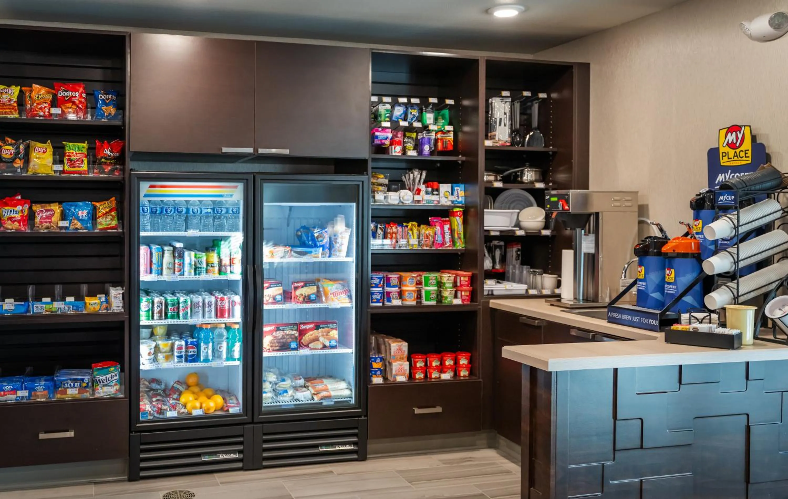 Food and drinks in My Place Hotel-Anchorage, AK