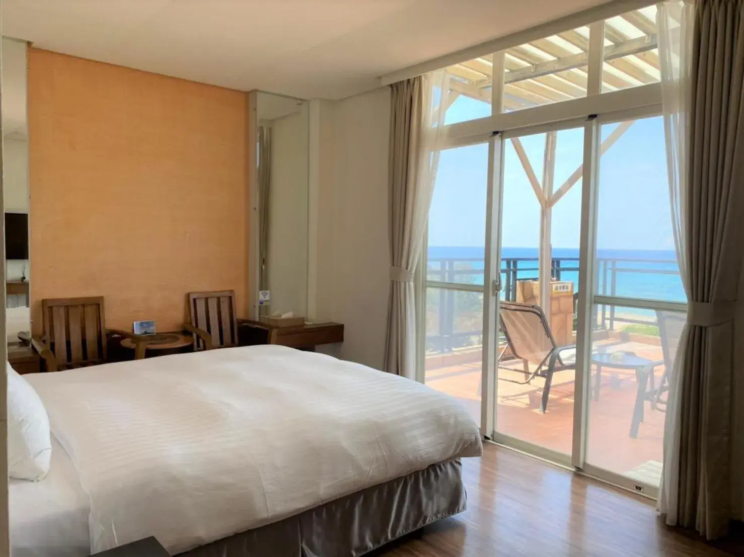 Deluxe Double Room with Balcony and Sea View - single occupancy in LoveSea 126 Beach Inn Deluxe Double Room with Balcony and Sea View - single occupancy in LoveSea 126 Beach Inn