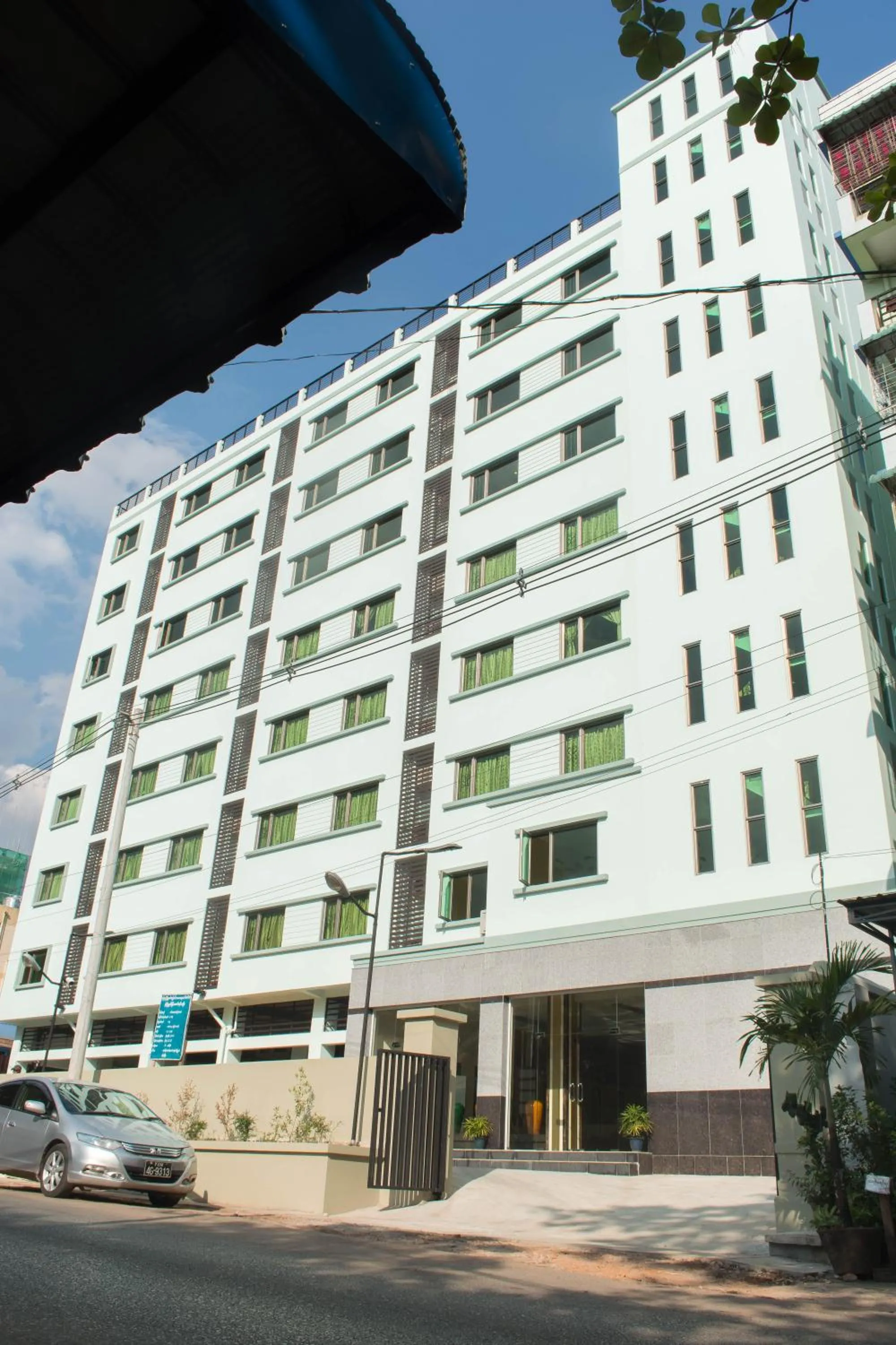Property building in Silver Green Hotel