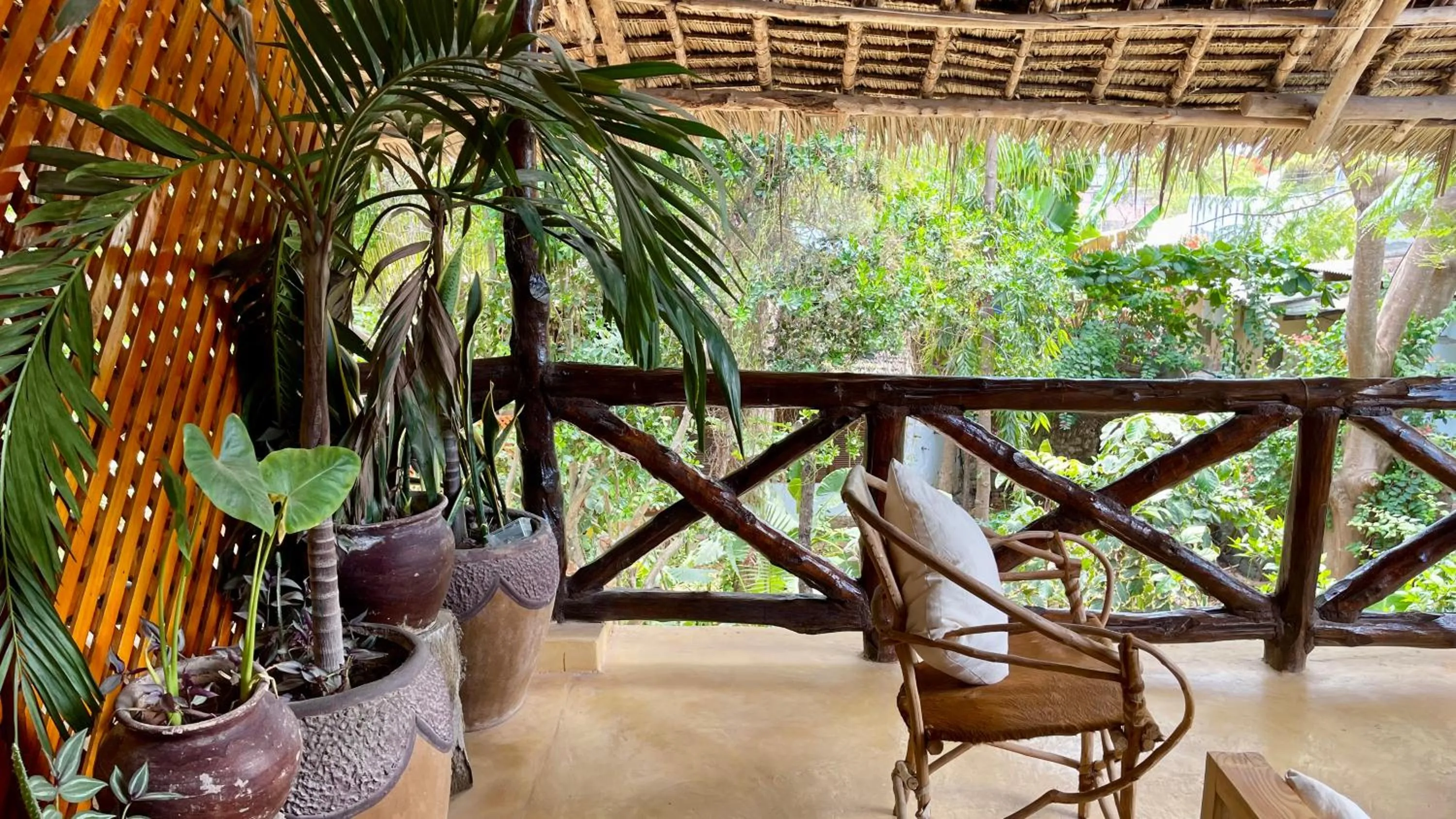Balcony/Terrace in Atii Garden Bungalows
