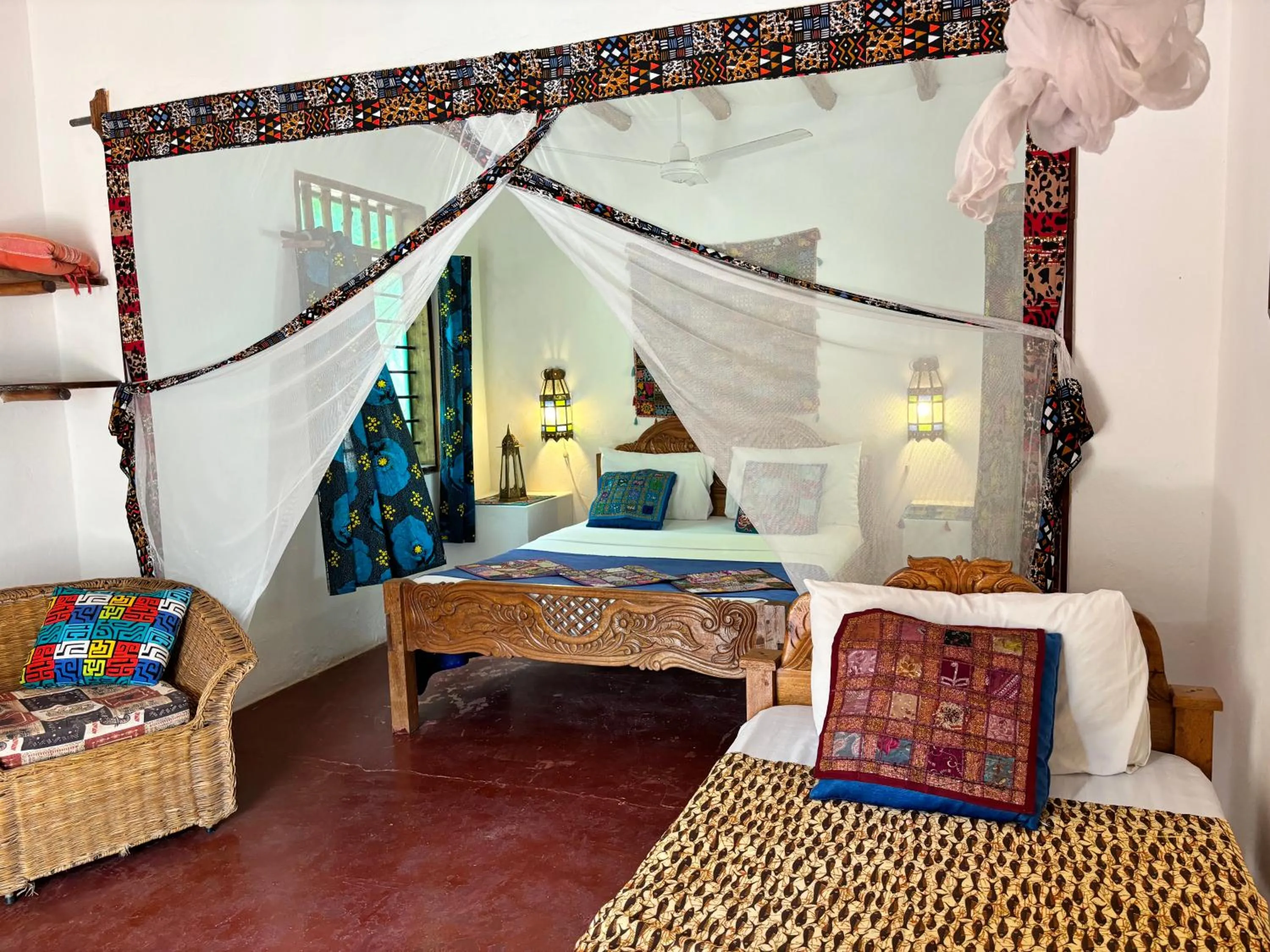 Bed in Sawa Sawa Beach House