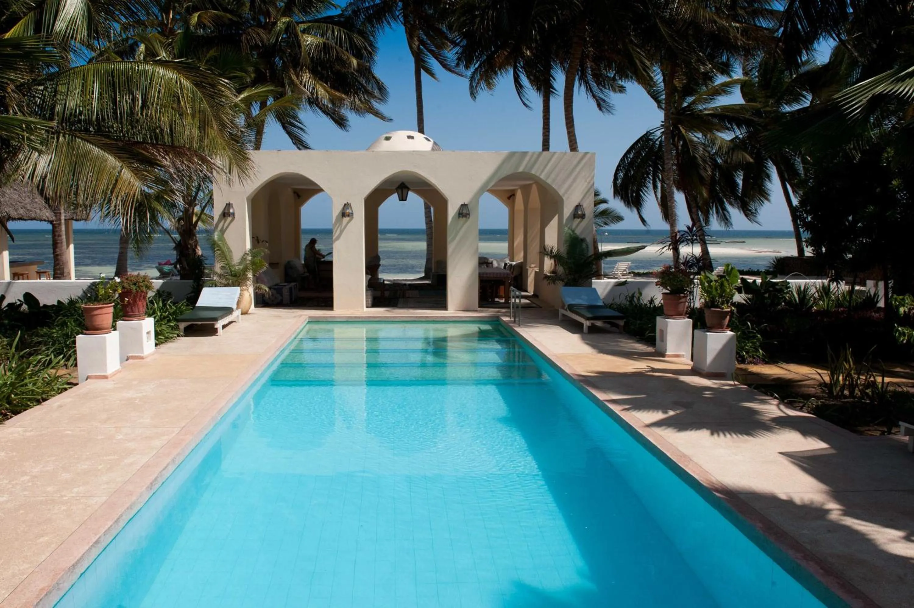 Pool view in Sawa Sawa Beach House