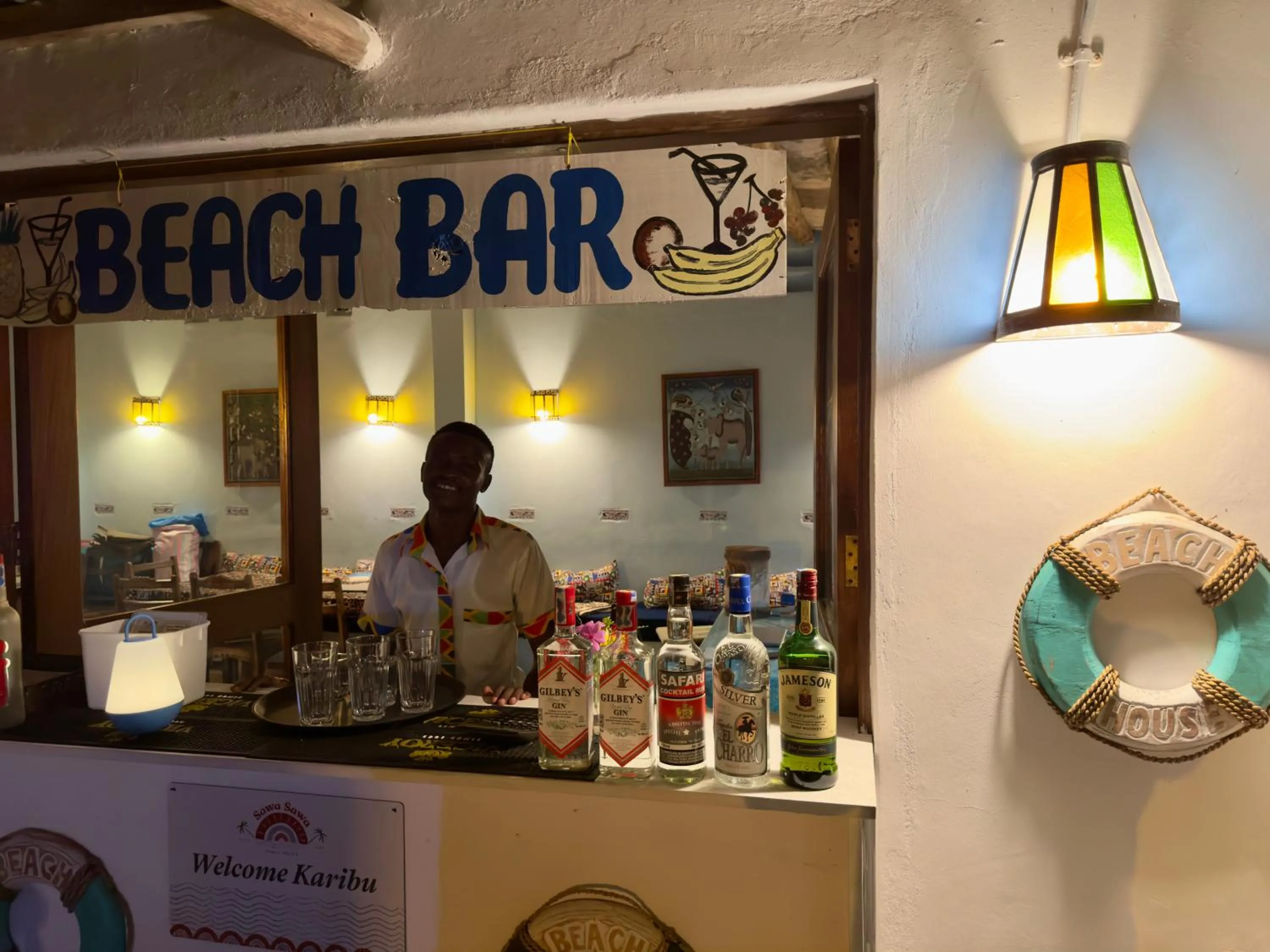 Lounge or bar in Sawa Sawa Beach House