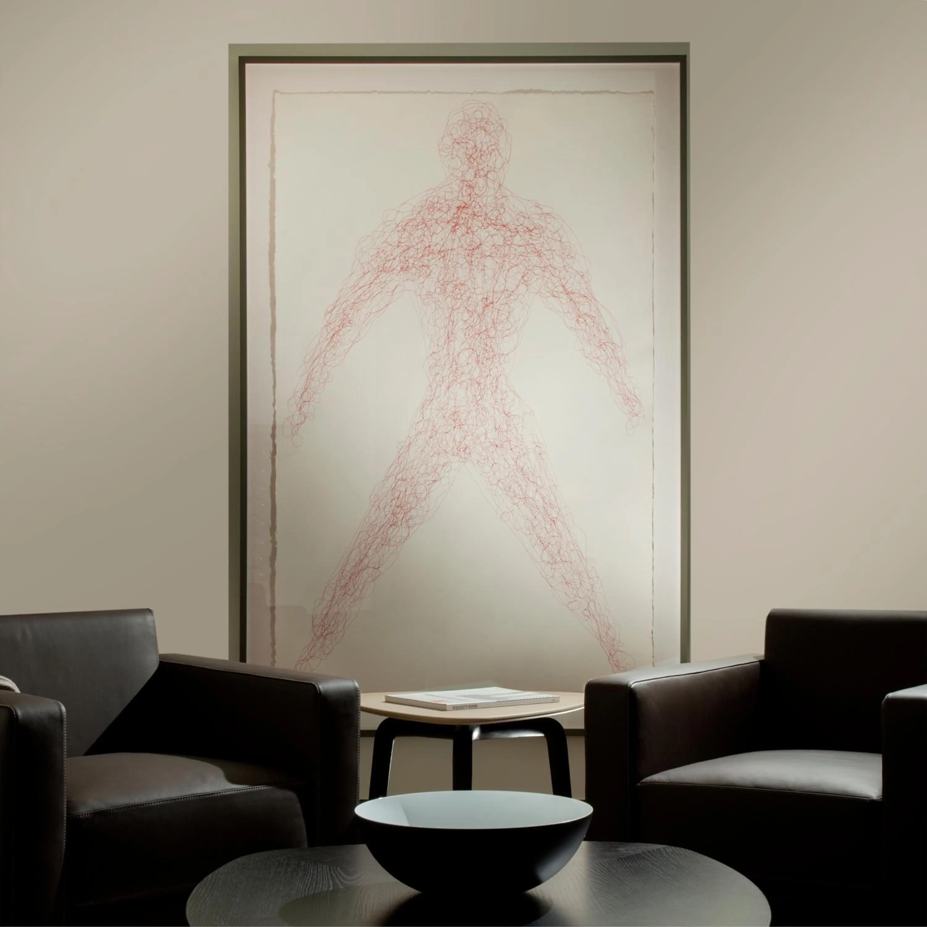 Seating area in Palazzo Scanderbeg