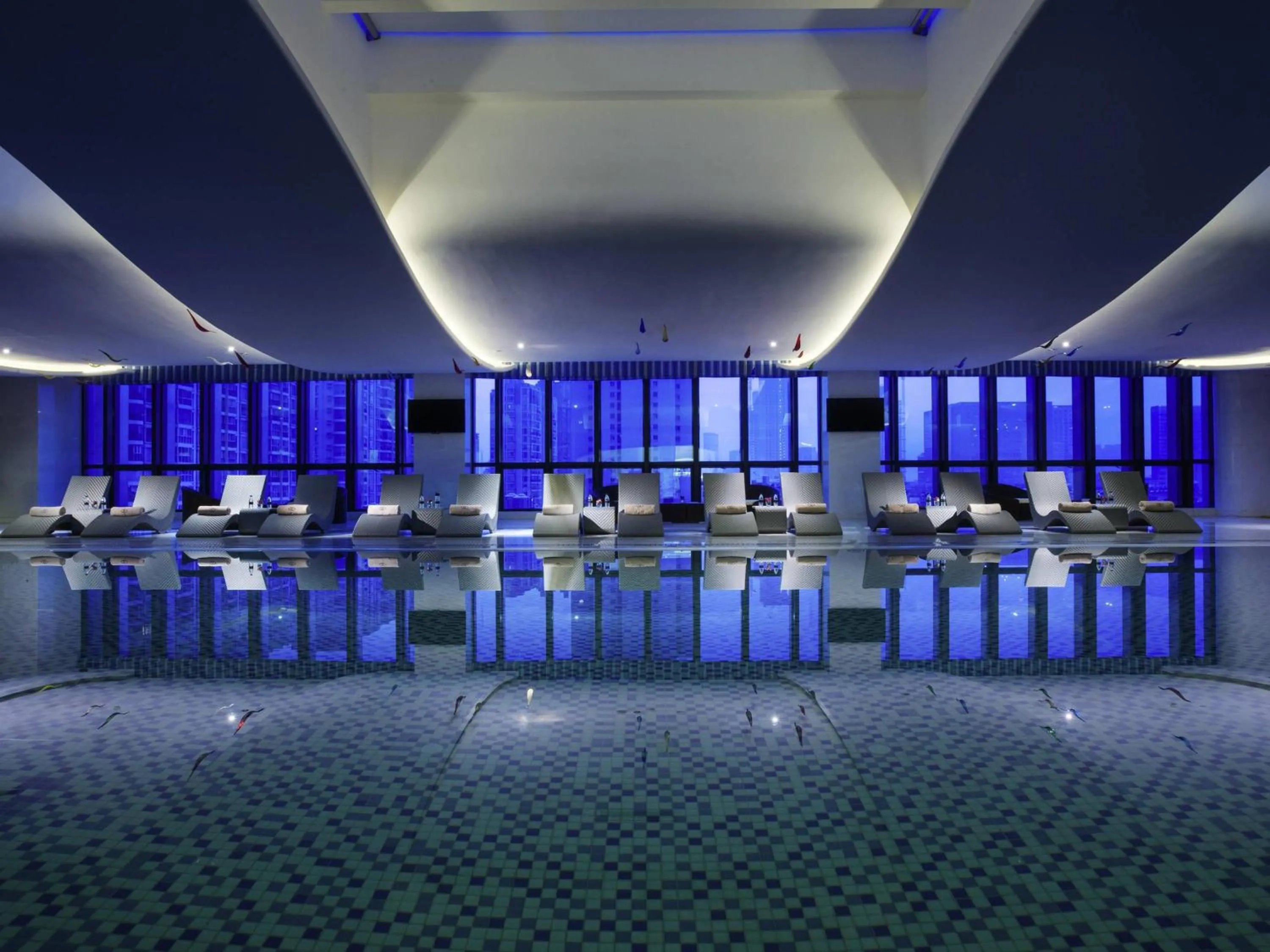 Pool view in Sofitel Kunming