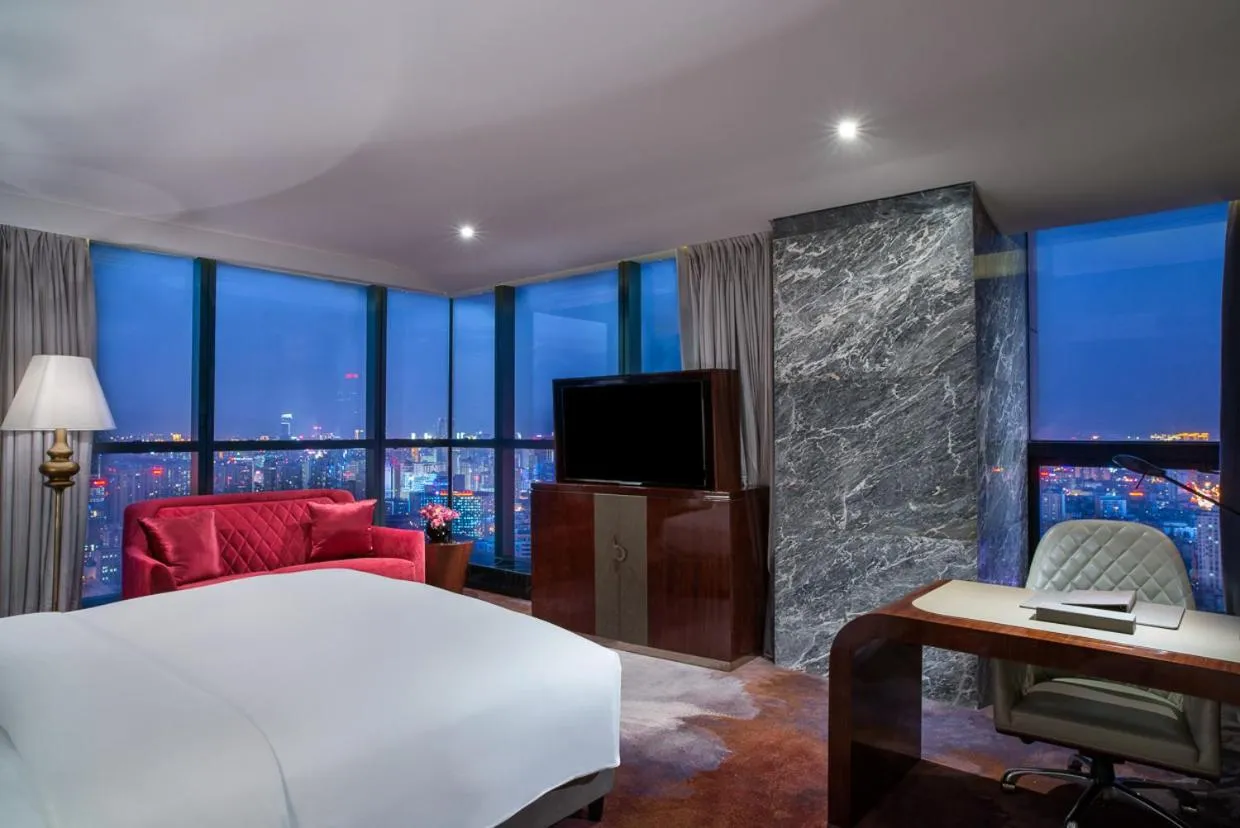 Photo of the whole room, Bed in Sofitel Kunming