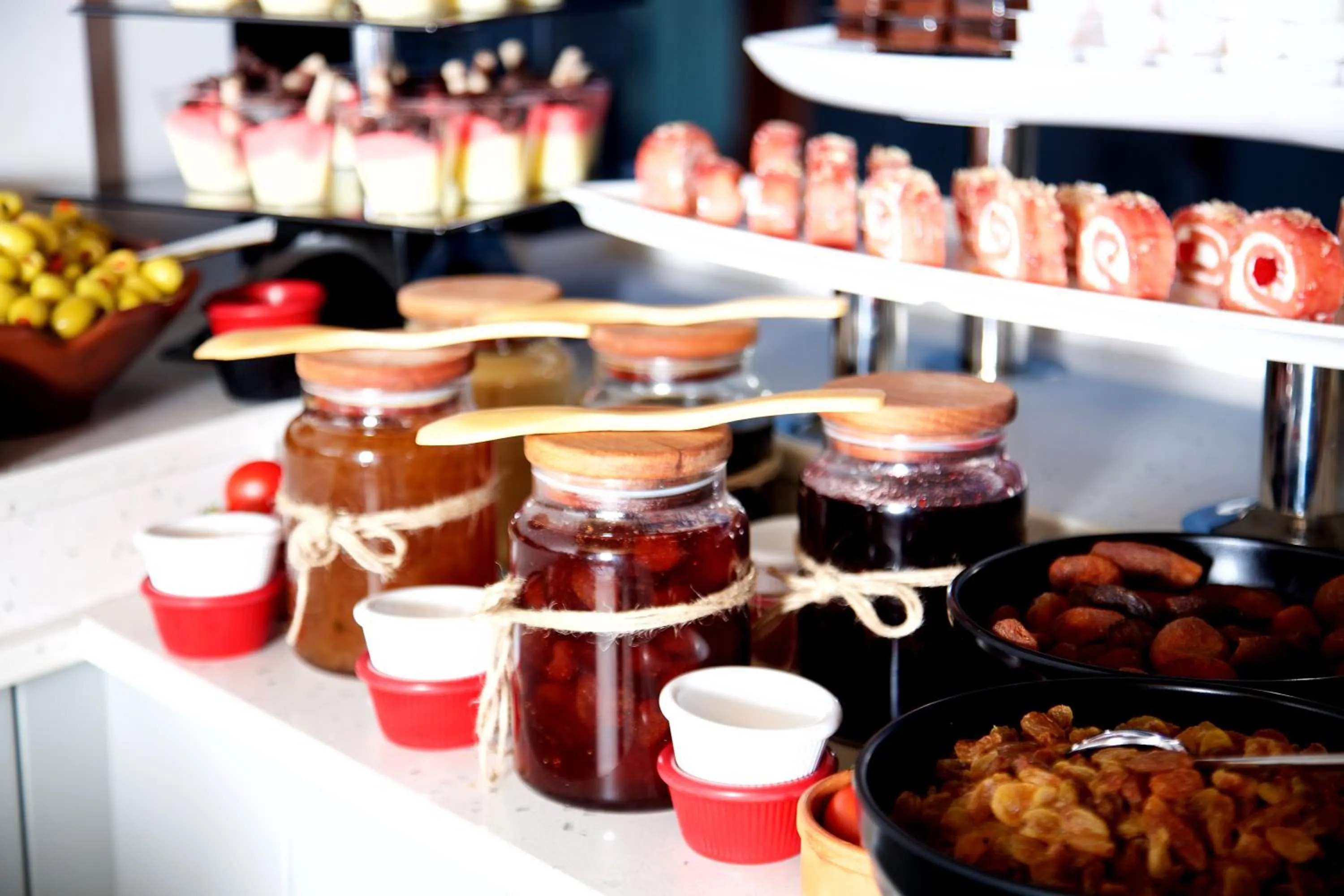 Buffet breakfast in Glamour Hotel Istanbul Sirkeci