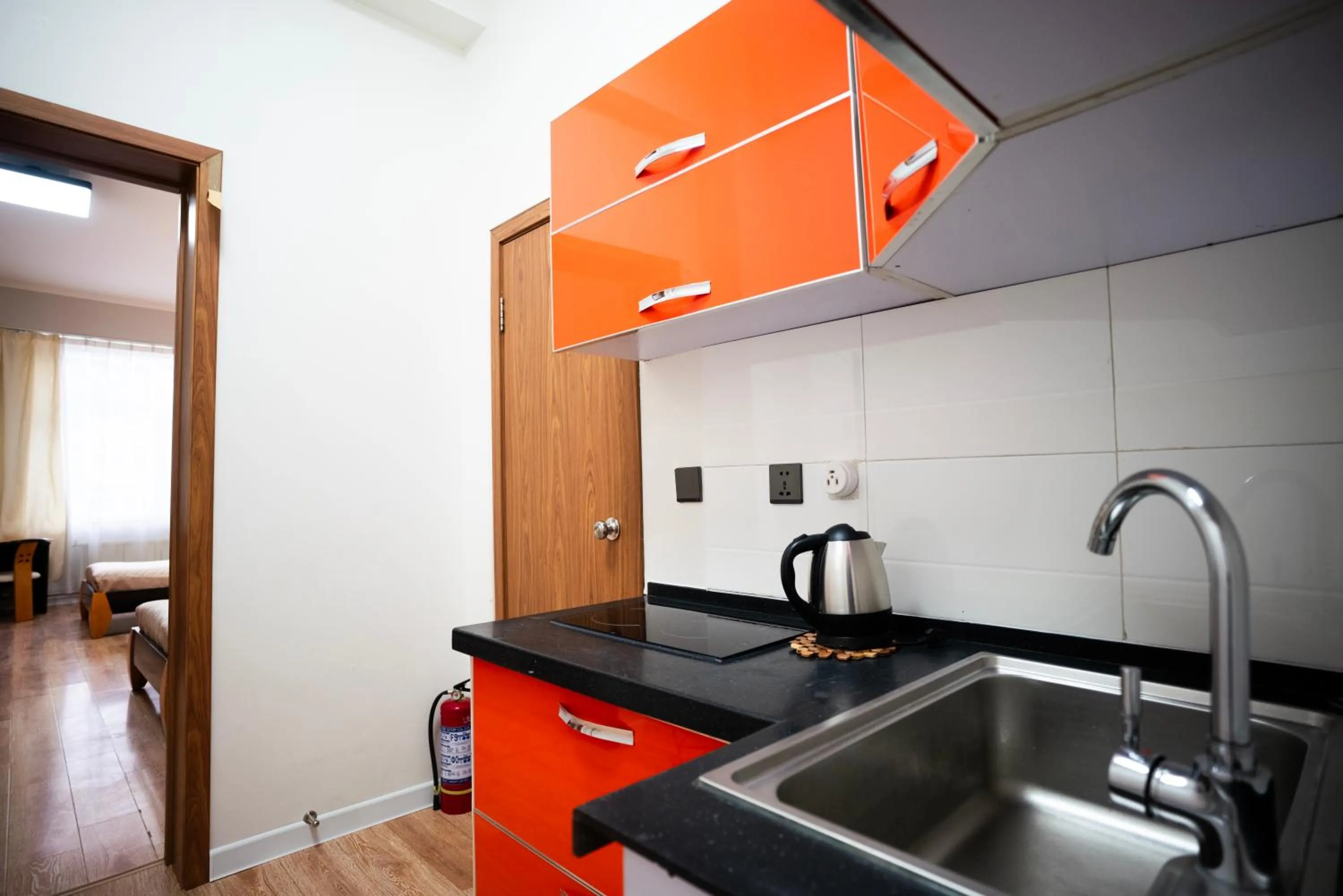 Kitchen or kitchenette in Tsolmon's Serviced Apartments